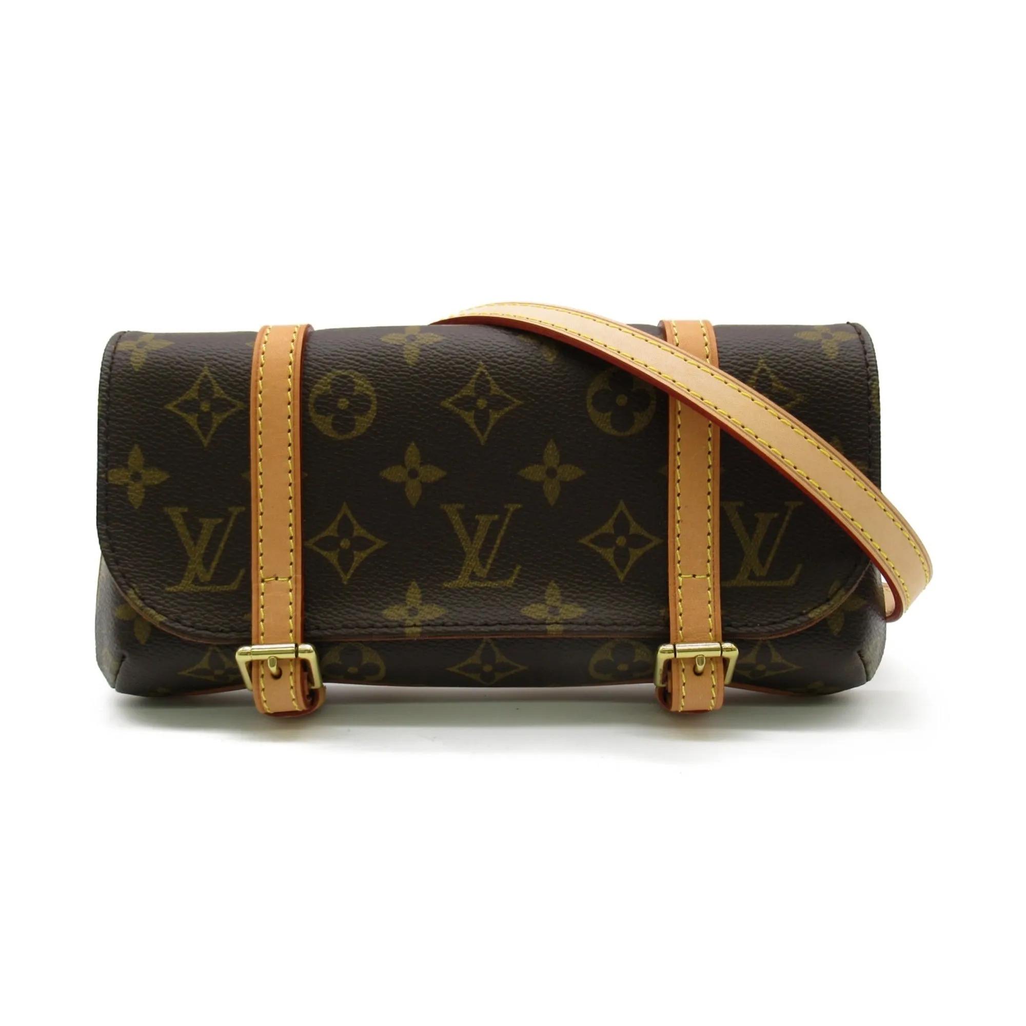 Louis Vuitton Murrell Shoulder Bag Brown Monogram PVC coated canvas M51157