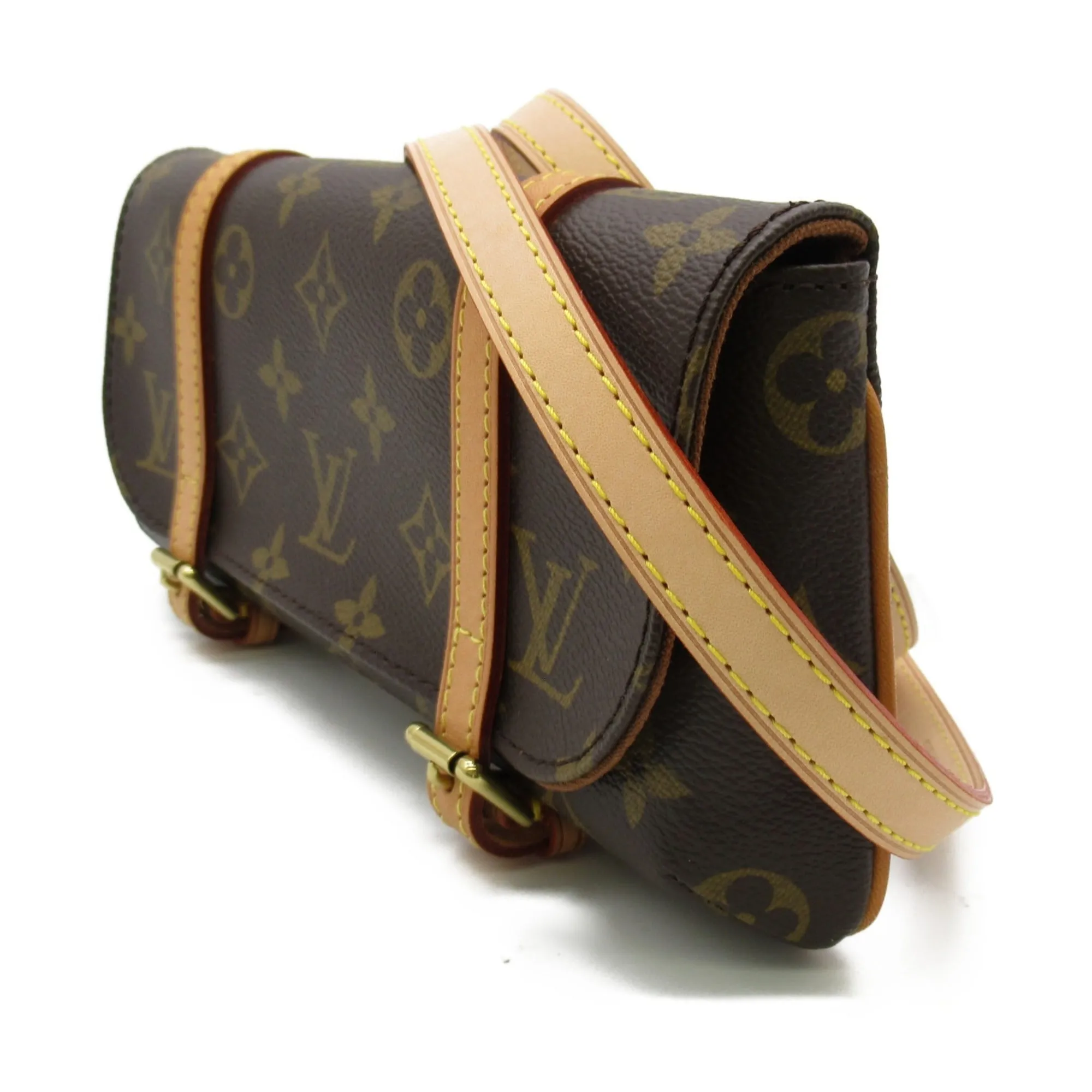 Louis Vuitton Murrell Shoulder Bag Brown Monogram PVC coated canvas M51157