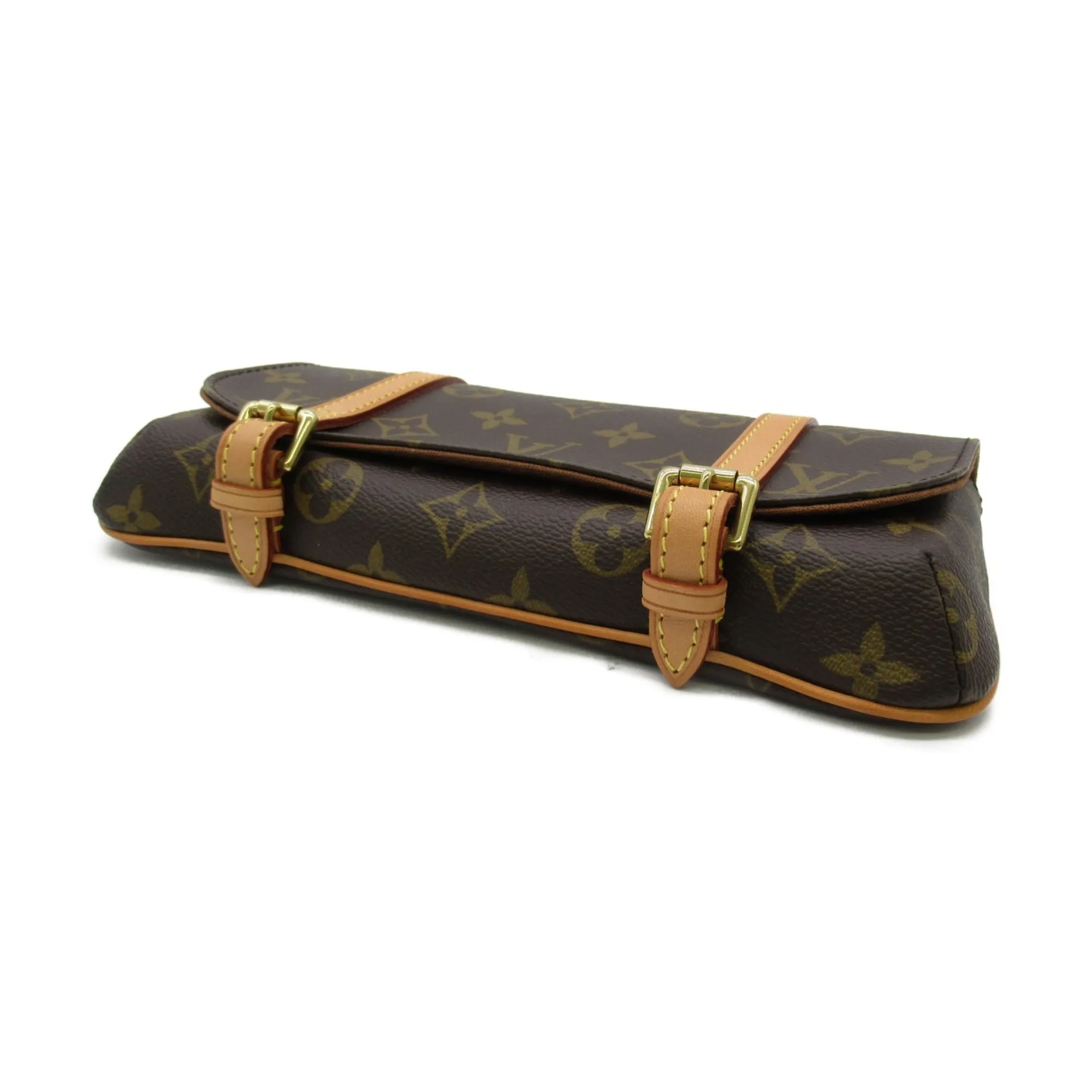 Louis Vuitton Murrell Shoulder Bag Brown Monogram PVC coated canvas M51157
