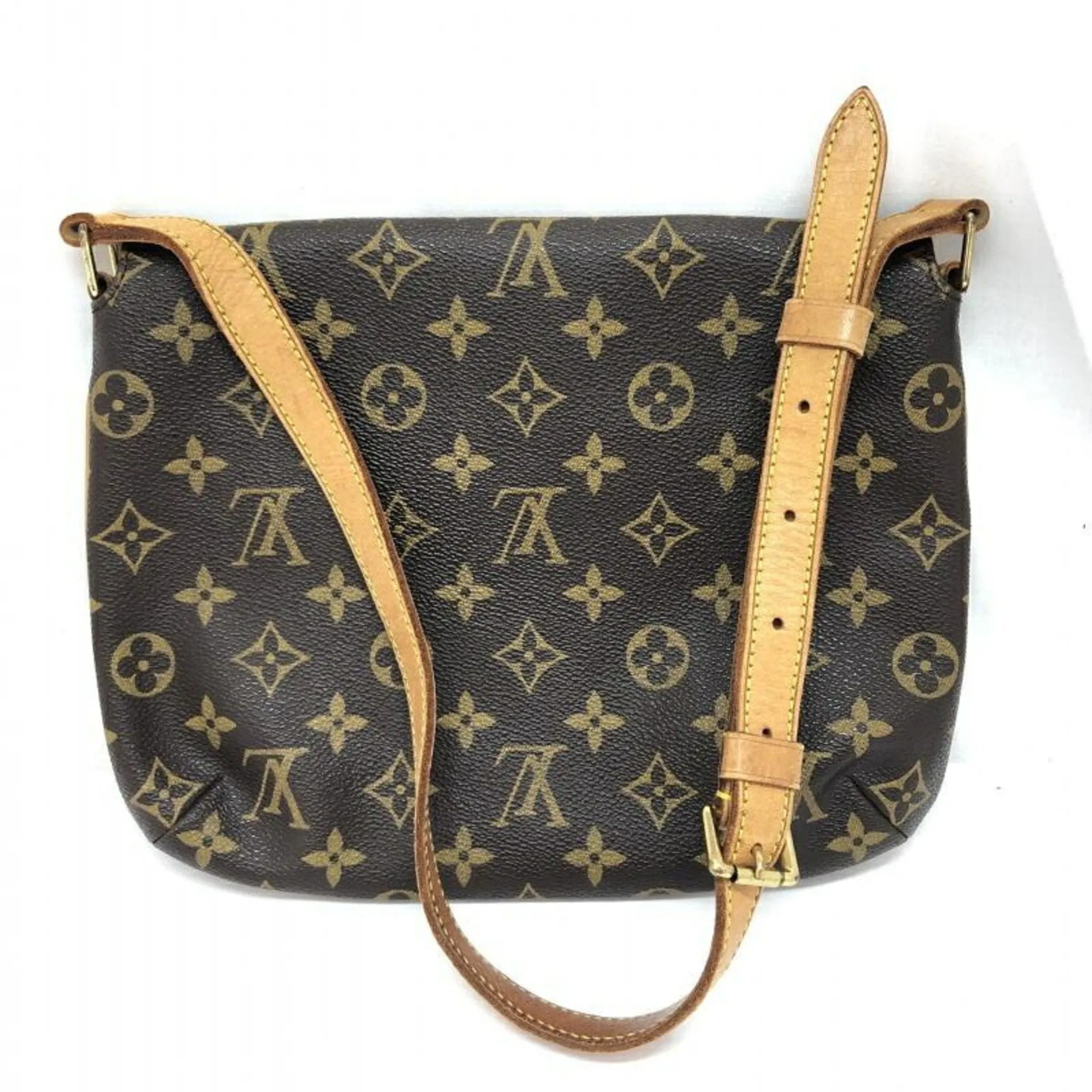 Louis Vuitton Musette Tango Canvas Shoulder Bag (Pre-Owned)