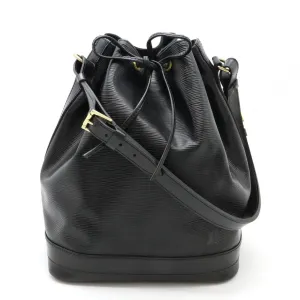 Louis Vuitton Noir Epi Leather Shoulder Bag (Pre-Owned)