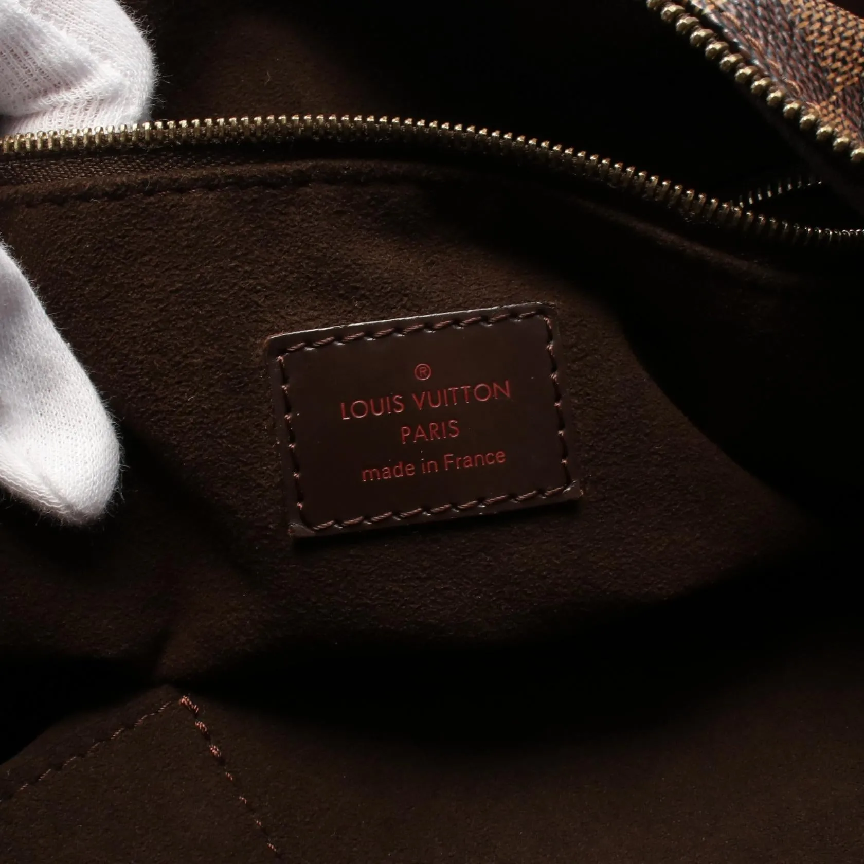 Louis Vuitton Portobello GM Damier Ebene Shoulder Bag