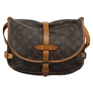 Louis Vuitton Saumur 30 Canvas Shoulder Bag (Pre-Owned)