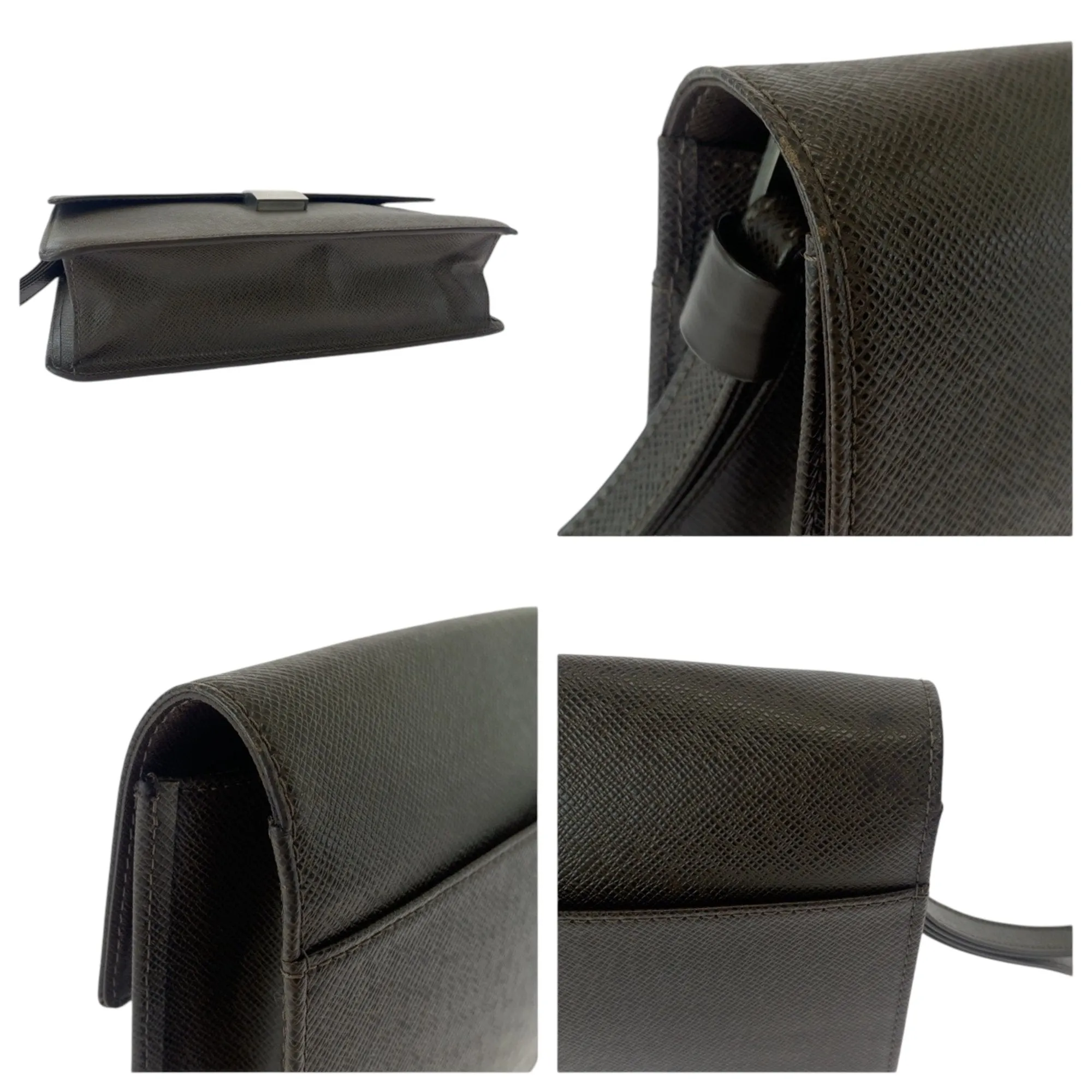 Louis Vuitton Taiga Leather Clutch Bag (Pre-Owned)