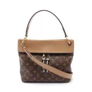 Louis Vuitton Tuileries Canvas Shoulder Bag (Pre-Owned)