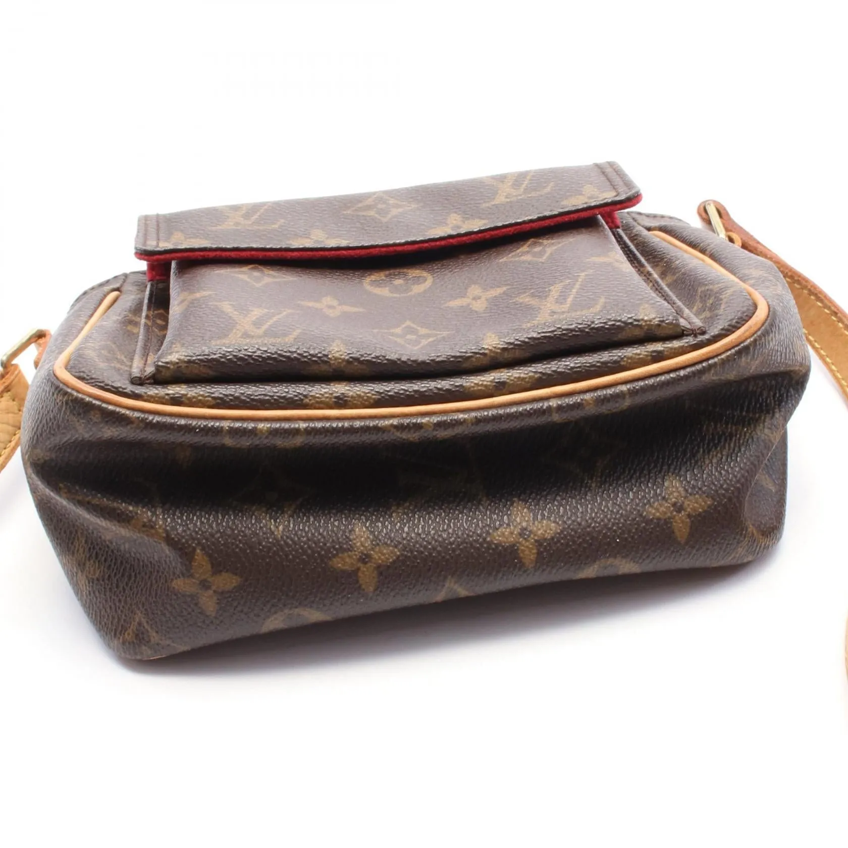 Louis Vuitton Vivacite PM Shoulder Bag Brown