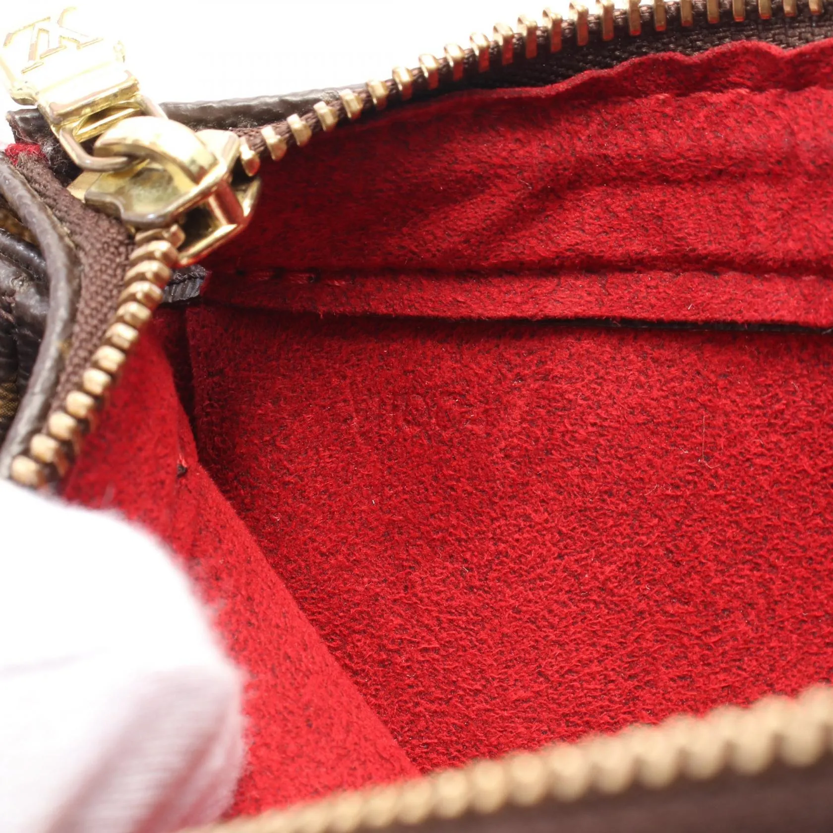 Louis Vuitton Vivacite PM Shoulder Bag Brown