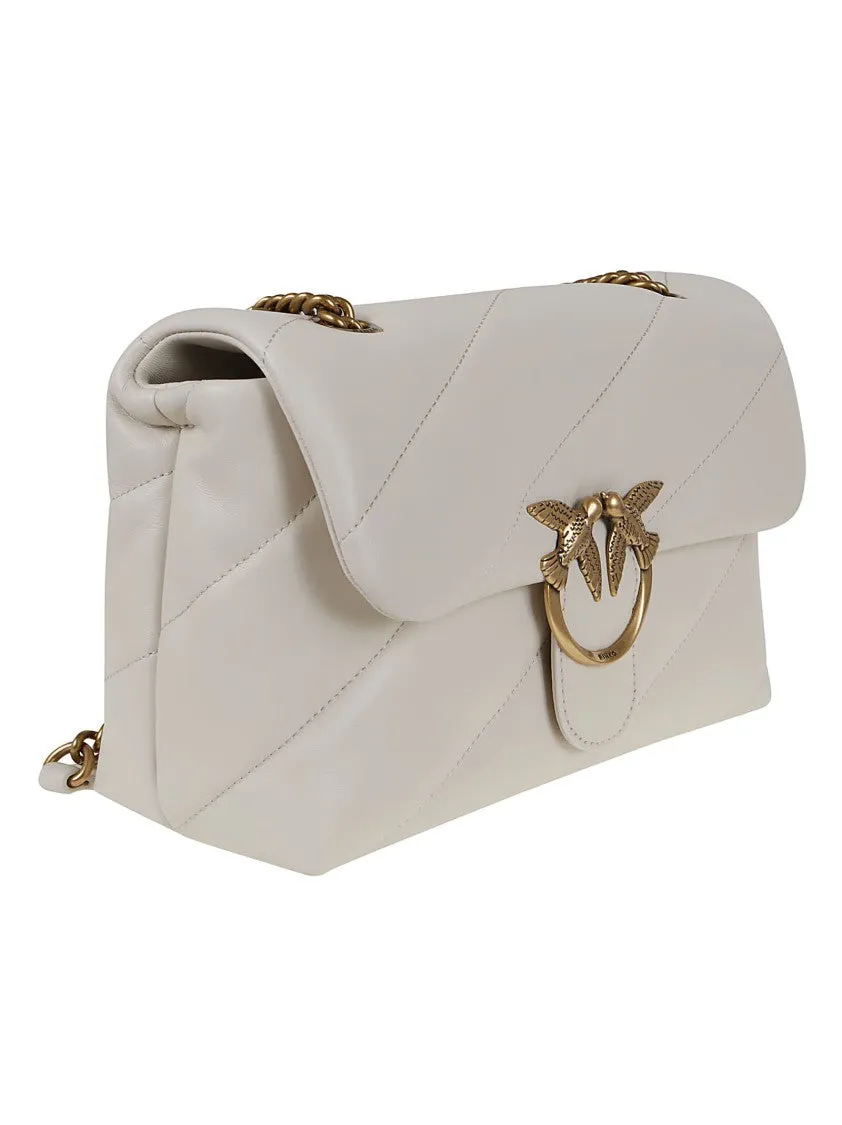 Love Puff Calfskin Shoulder Bag