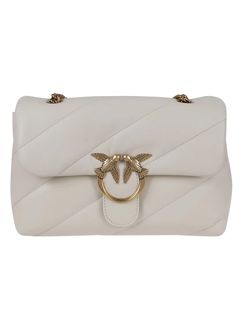 Love Puff Calfskin Shoulder Bag