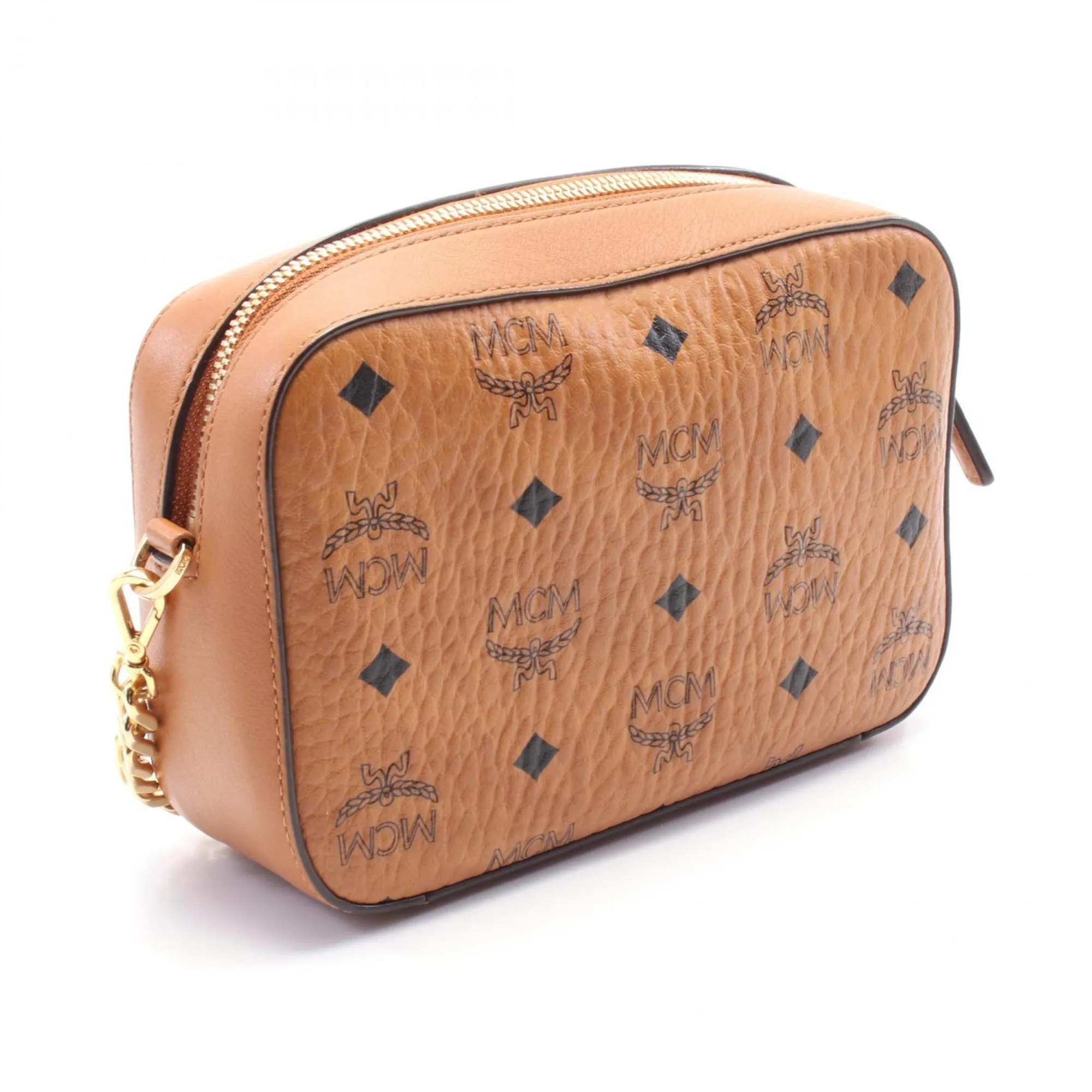 Mcm  Leather Shoulder Bag (Pre-Owned)