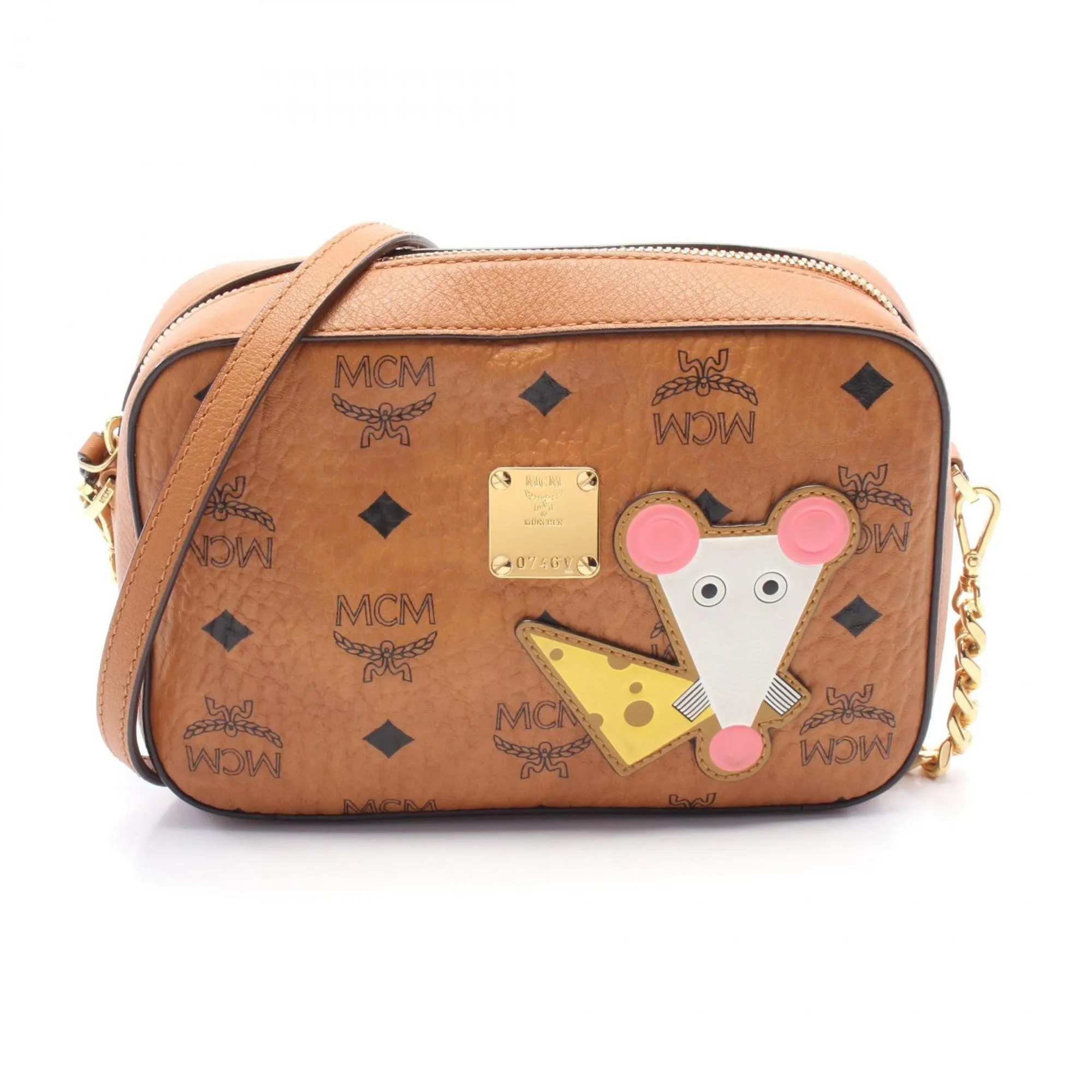 Mcm  Leather Shoulder Bag (Pre-Owned)