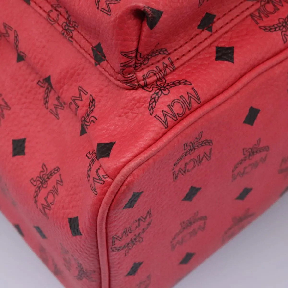 MCM Stark Visetos Canvas Backpack Bag (Pre-Owned)