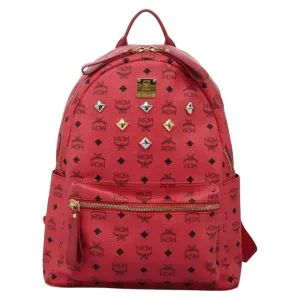 MCM Stark Visetos Canvas Backpack Bag (Pre-Owned)