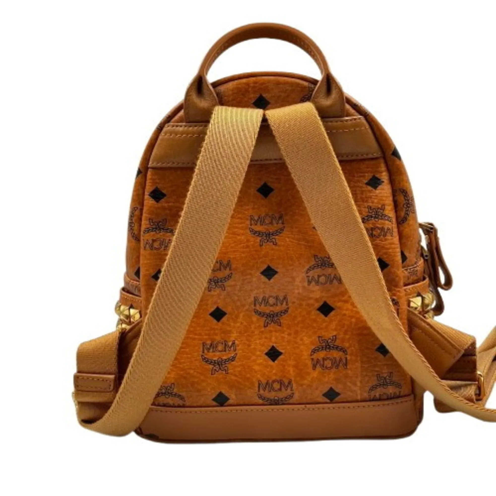Mcm Visetos Leather Backpack (Pre-Owned)