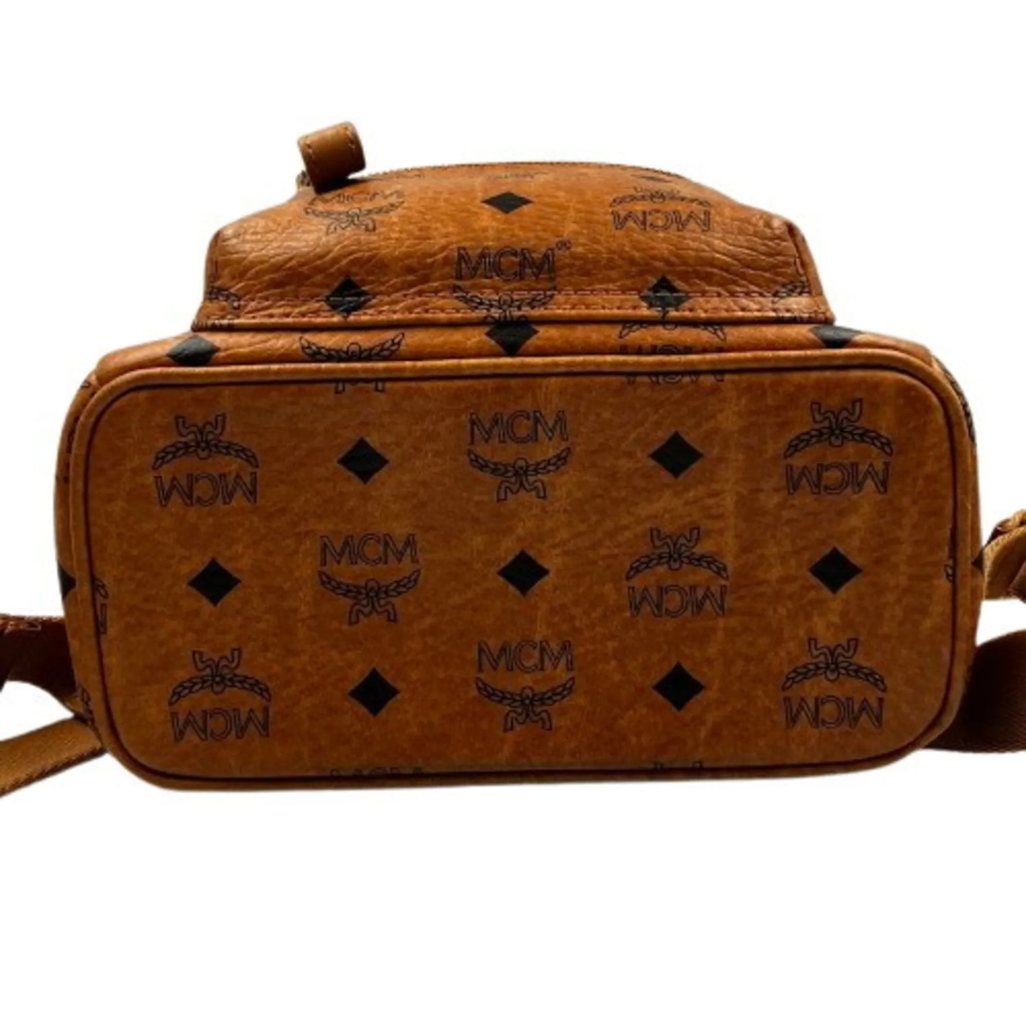 Mcm Visetos Leather Backpack (Pre-Owned)