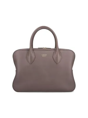 Medium Logo Handbag ?Brown