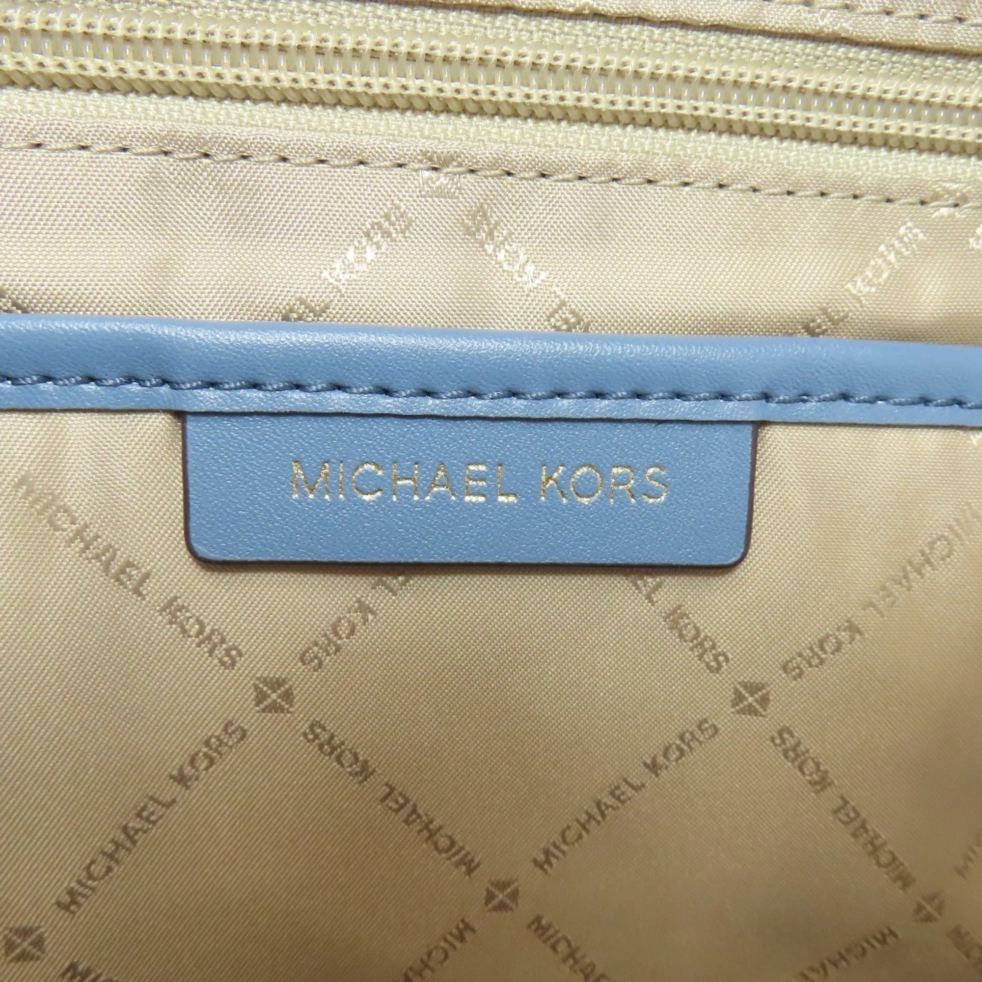 Michael Kors blue  Pvc Backpack (Pre-Owned)