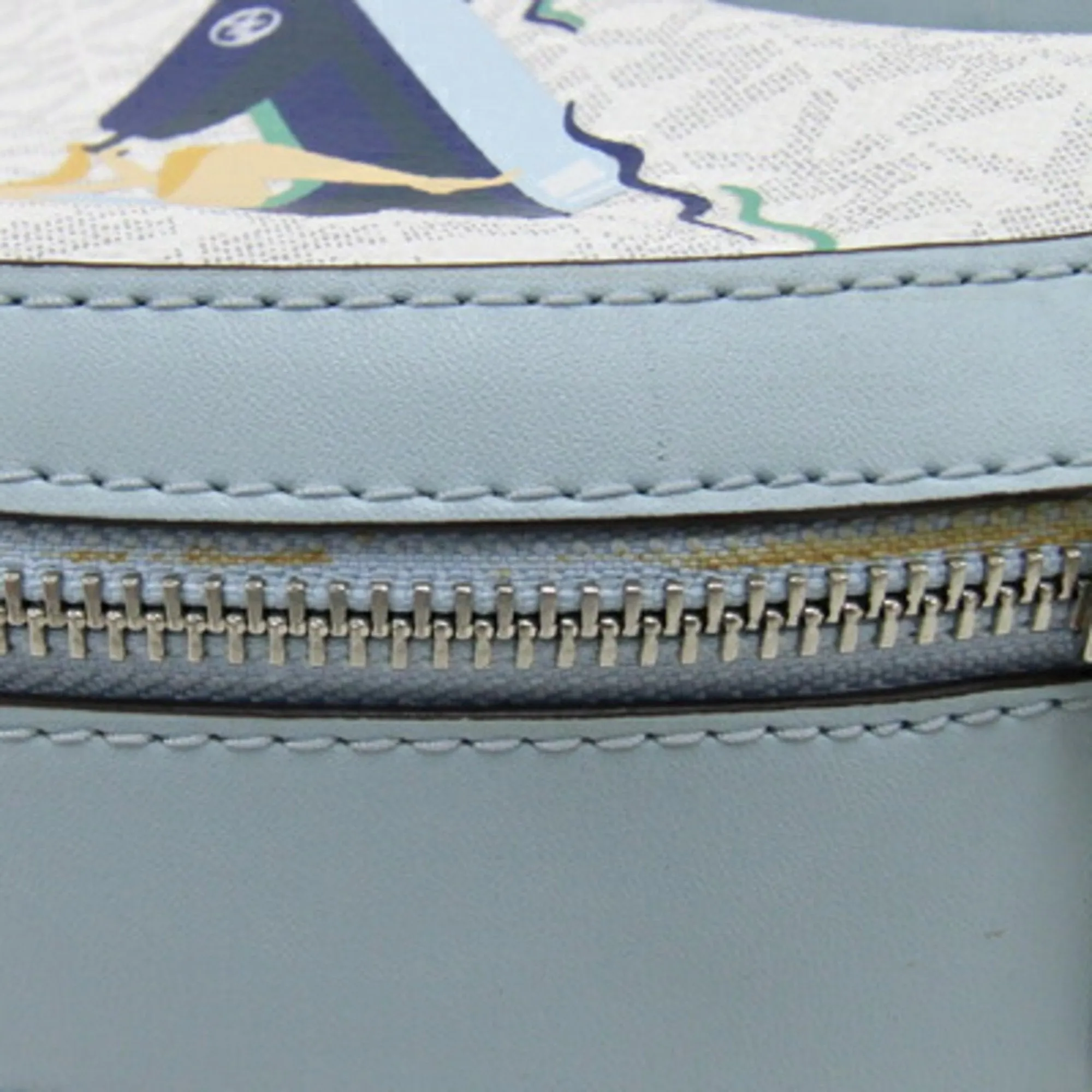 Michael Kors blue  Pvc Leather Backpack (Pre-Owned)