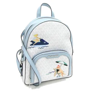 Michael Kors blue  Pvc Leather Backpack (Pre-Owned)