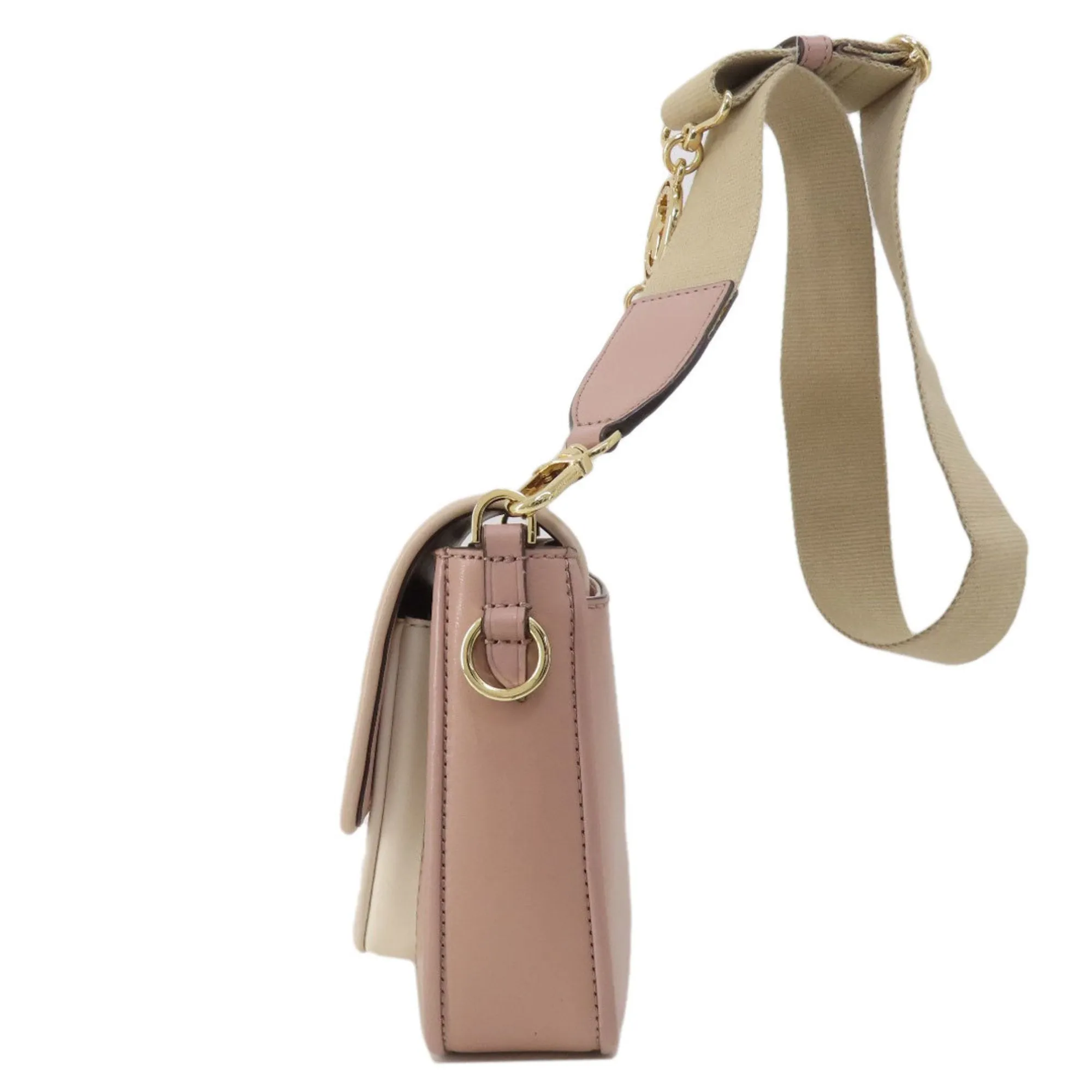 Michael Kors Bradshaw Leather Shoulder Bag (Pre-Owned)