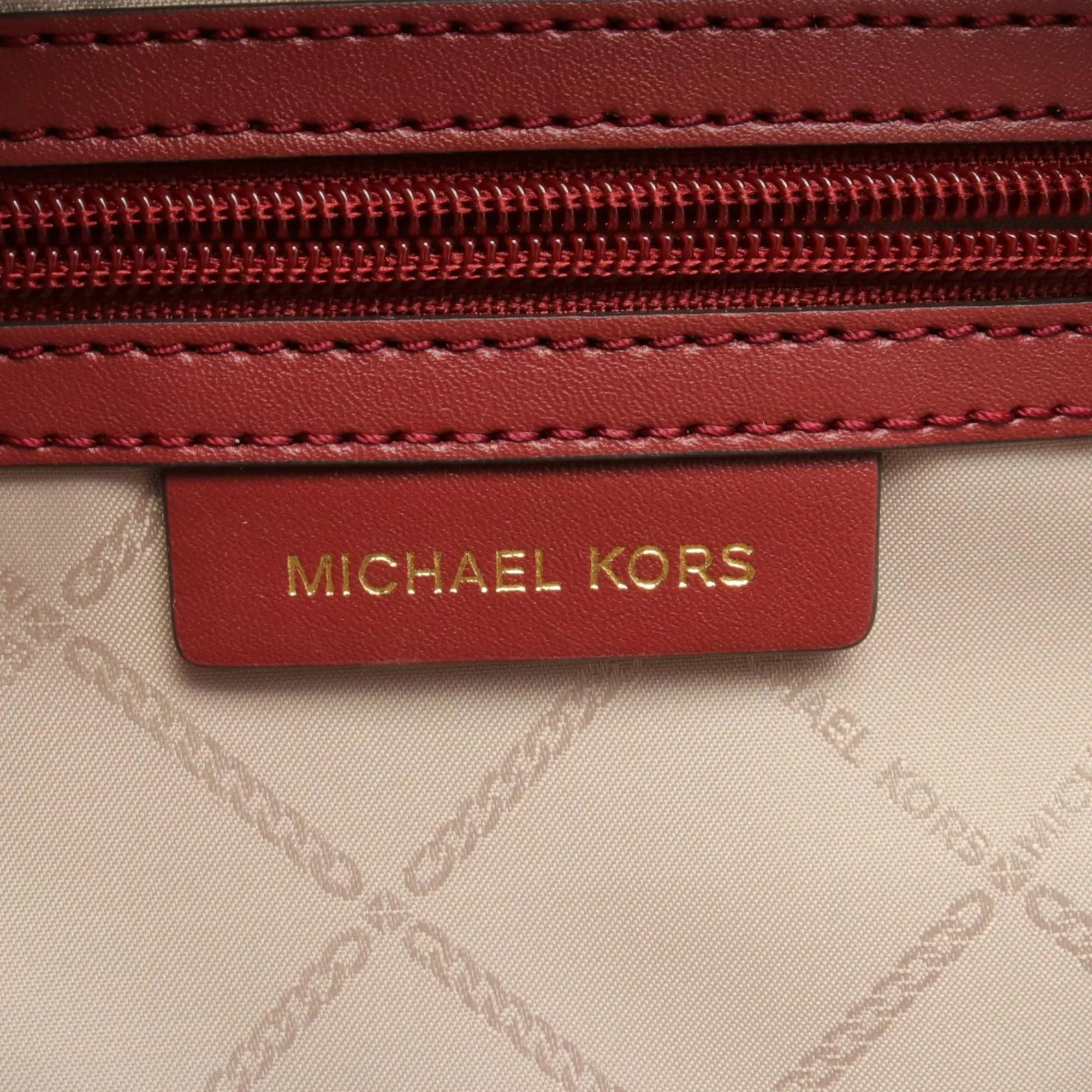 Michael Kors Brooklyn Synthetic Backpack Bag (Pre-Owned)