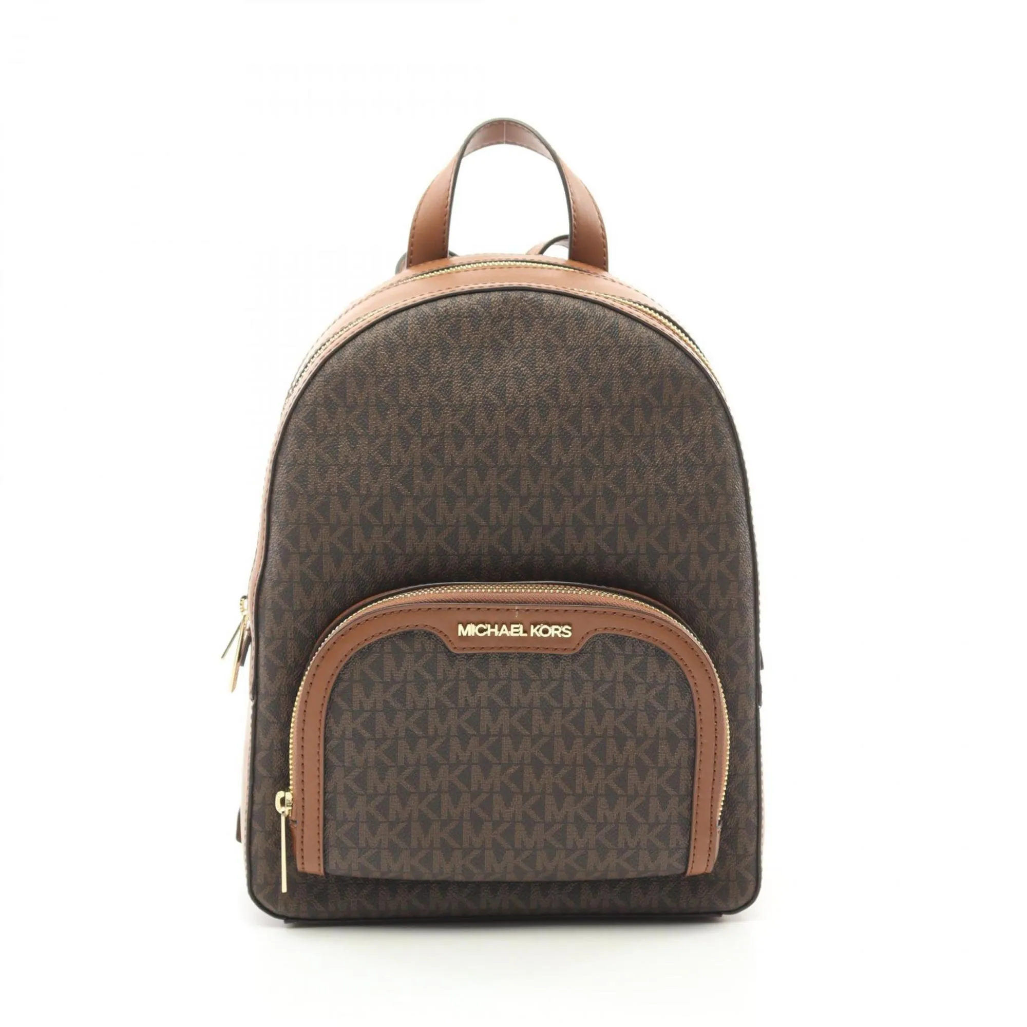 Michael Kors  Coated Canvas Leather Backpack (Pre-Owned)