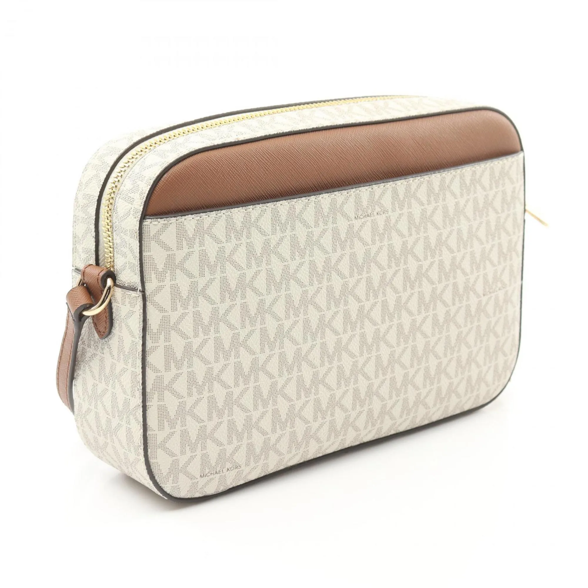 Michael Kors Jet Set Canvas Shoulder Bag (Pre-Owned)