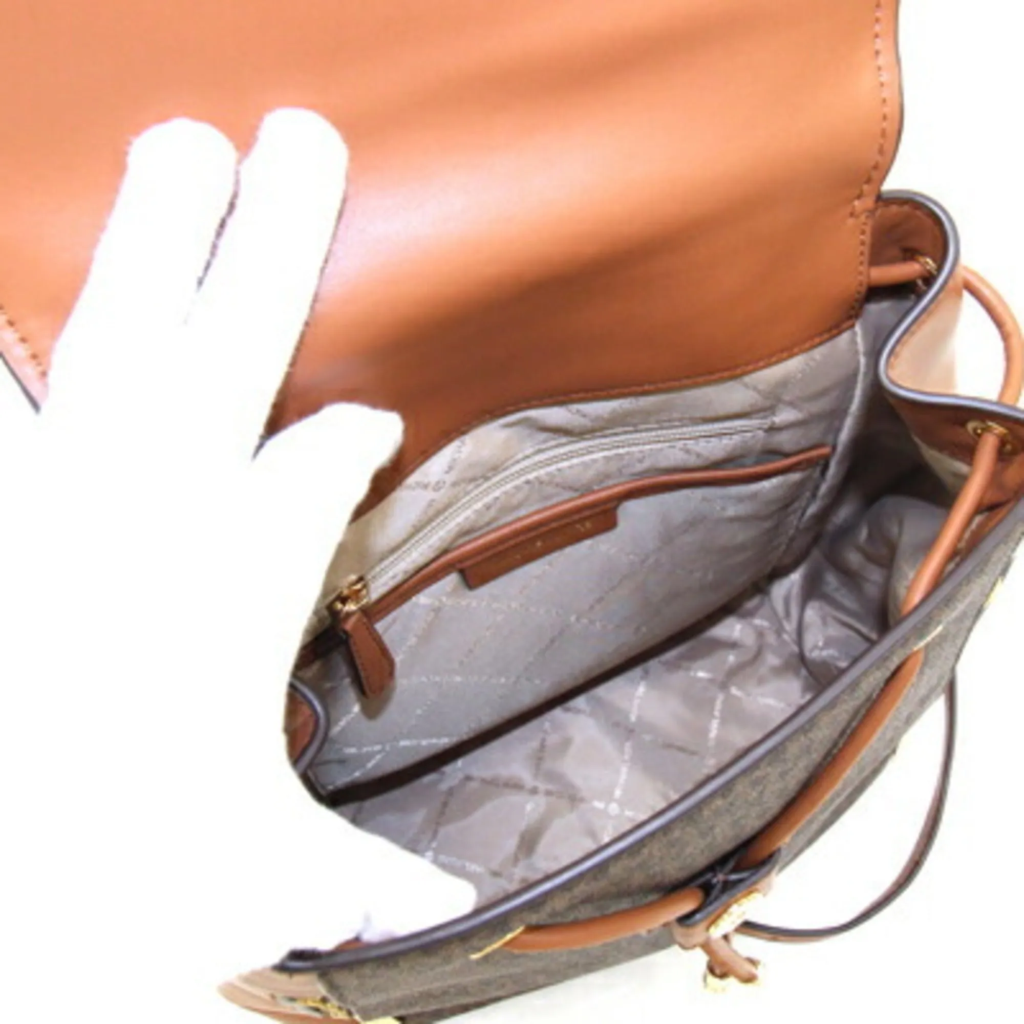 Michael Kors    Leather Pvc Backpack (Pre-Owned)