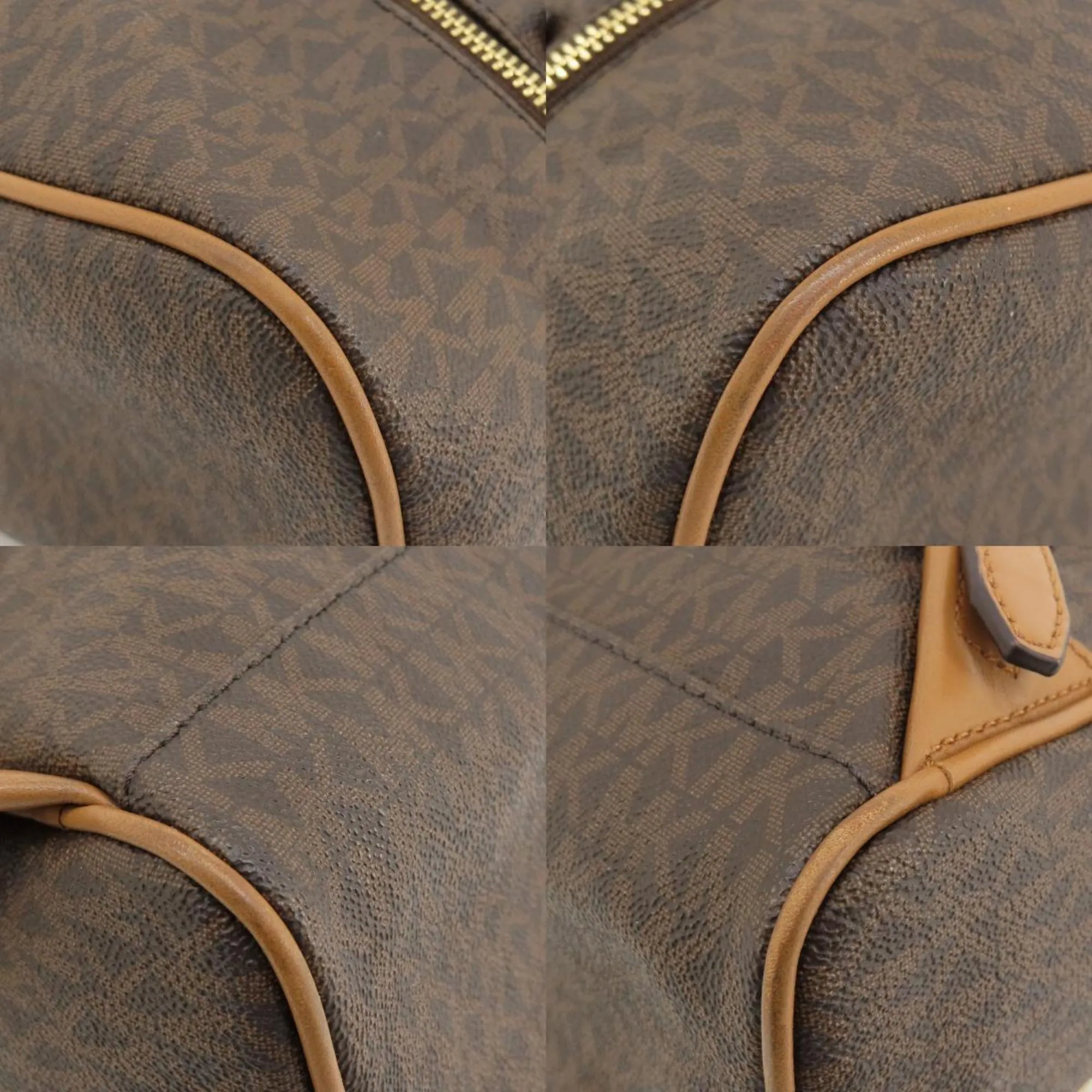 Michael Kors Rhea Canvas Backpack Bag (Pre-Owned)