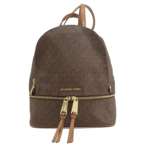 Michael Kors Rhea Canvas Backpack Bag (Pre-Owned)
