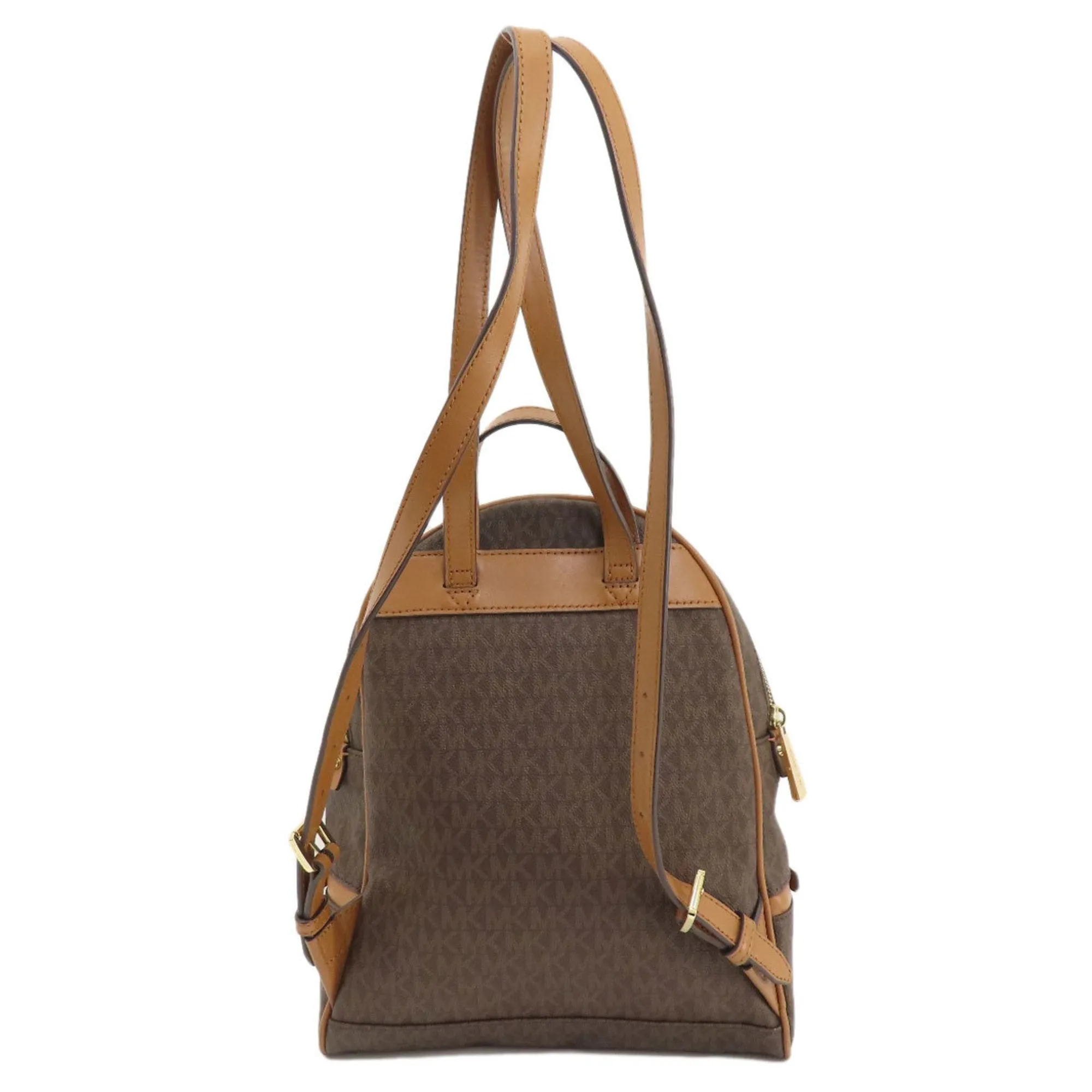 Michael Kors Rhea Canvas Backpack Bag (Pre-Owned)