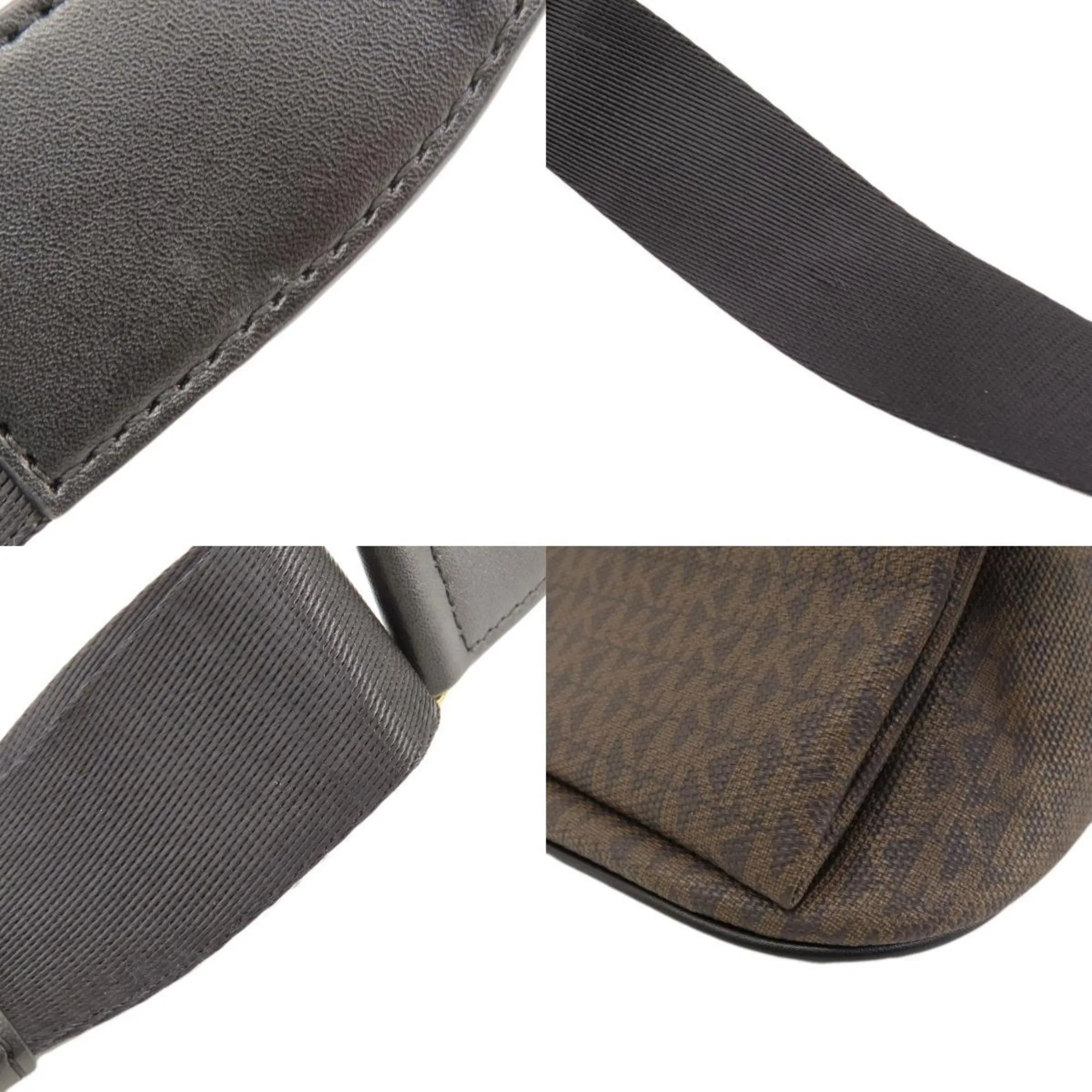 Michael Kors Signature Canvas Shoulder Bag (Pre-Owned)