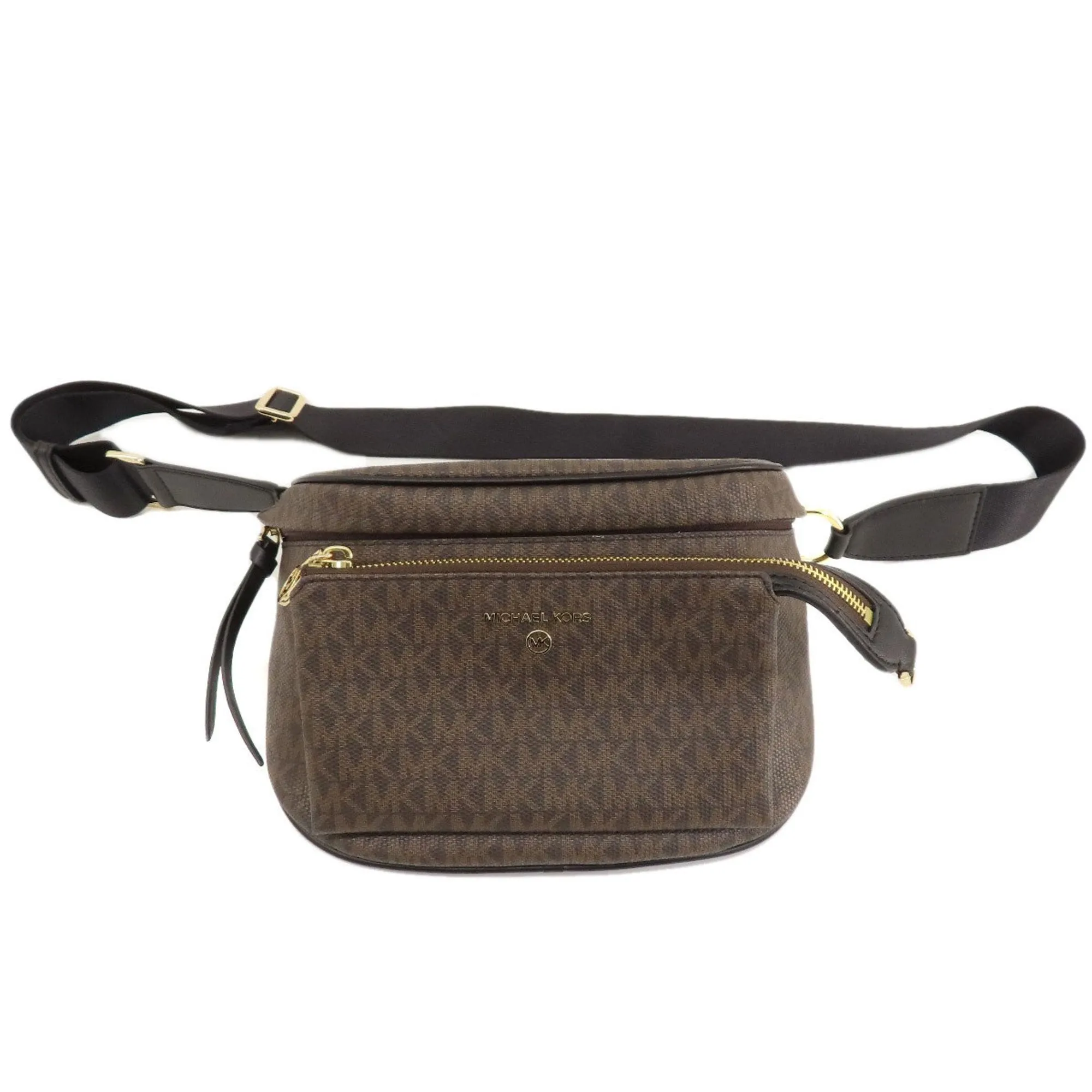Michael Kors Signature Canvas Shoulder Bag (Pre-Owned)