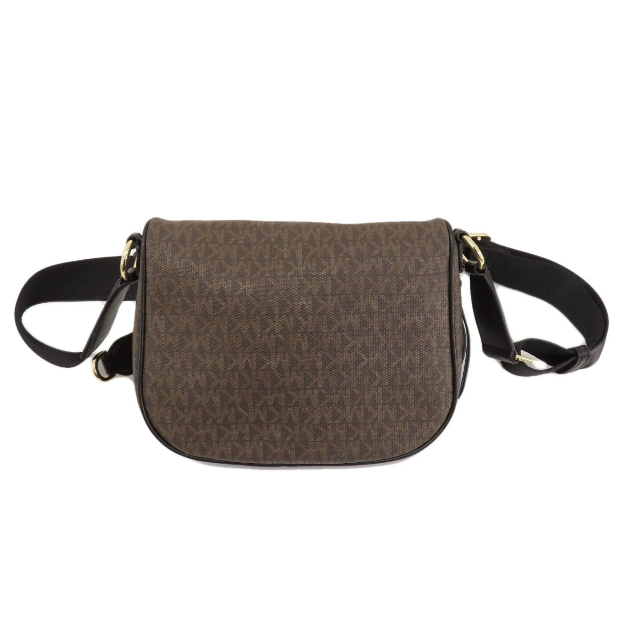 Michael Kors Signature Canvas Shoulder Bag (Pre-Owned)