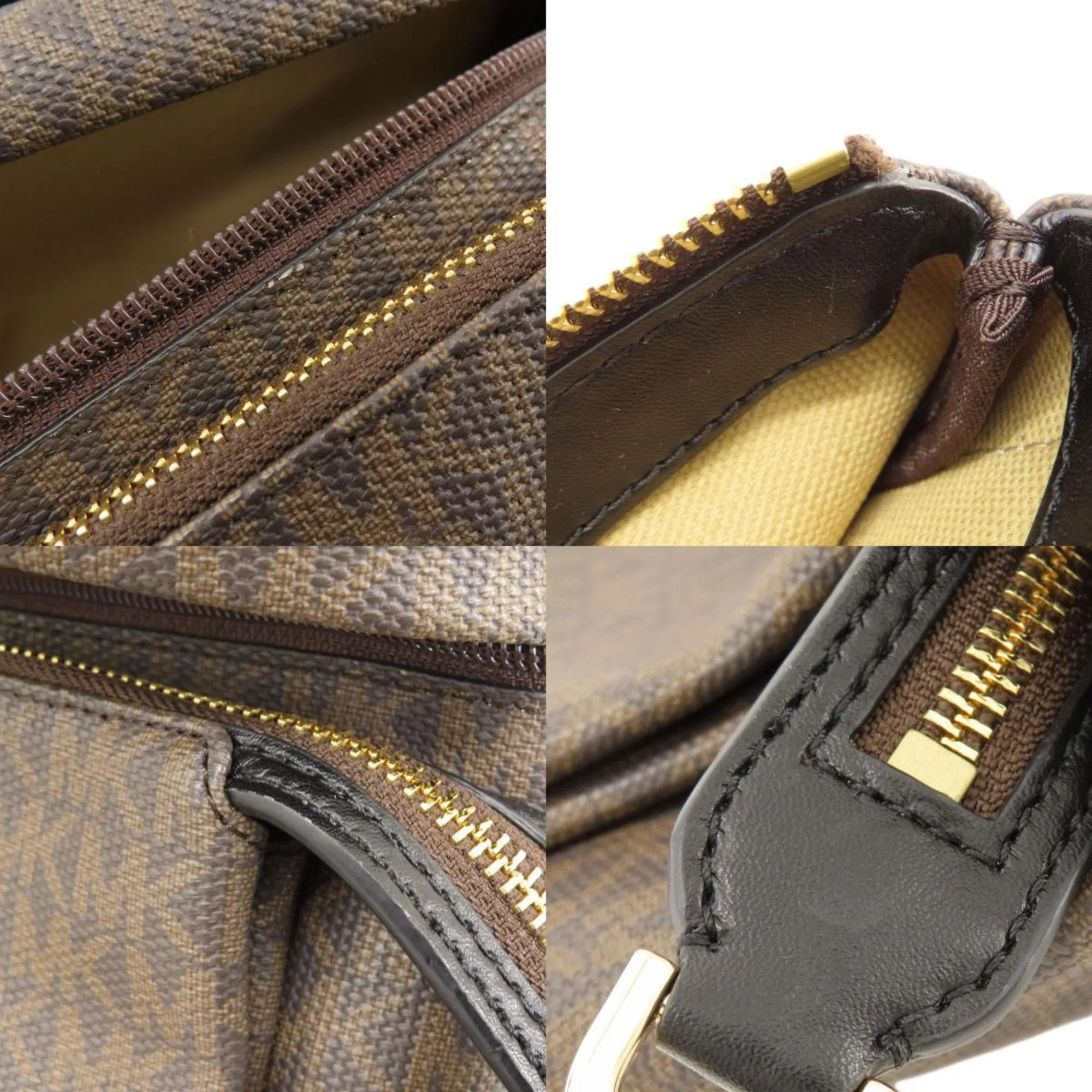 Michael Kors Signature Canvas Shoulder Bag (Pre-Owned)