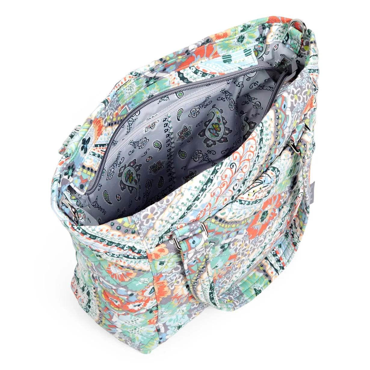 Multi-Strap Shoulder Bag - Citrus Paisley