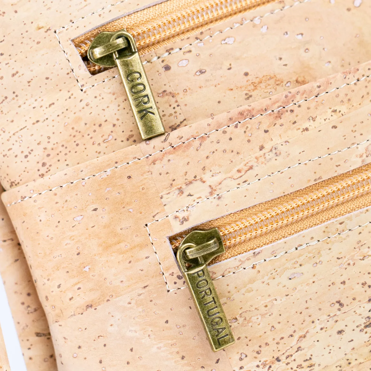 Natural Cork Zipper handbag crossbody lady bag BAGP-172A
