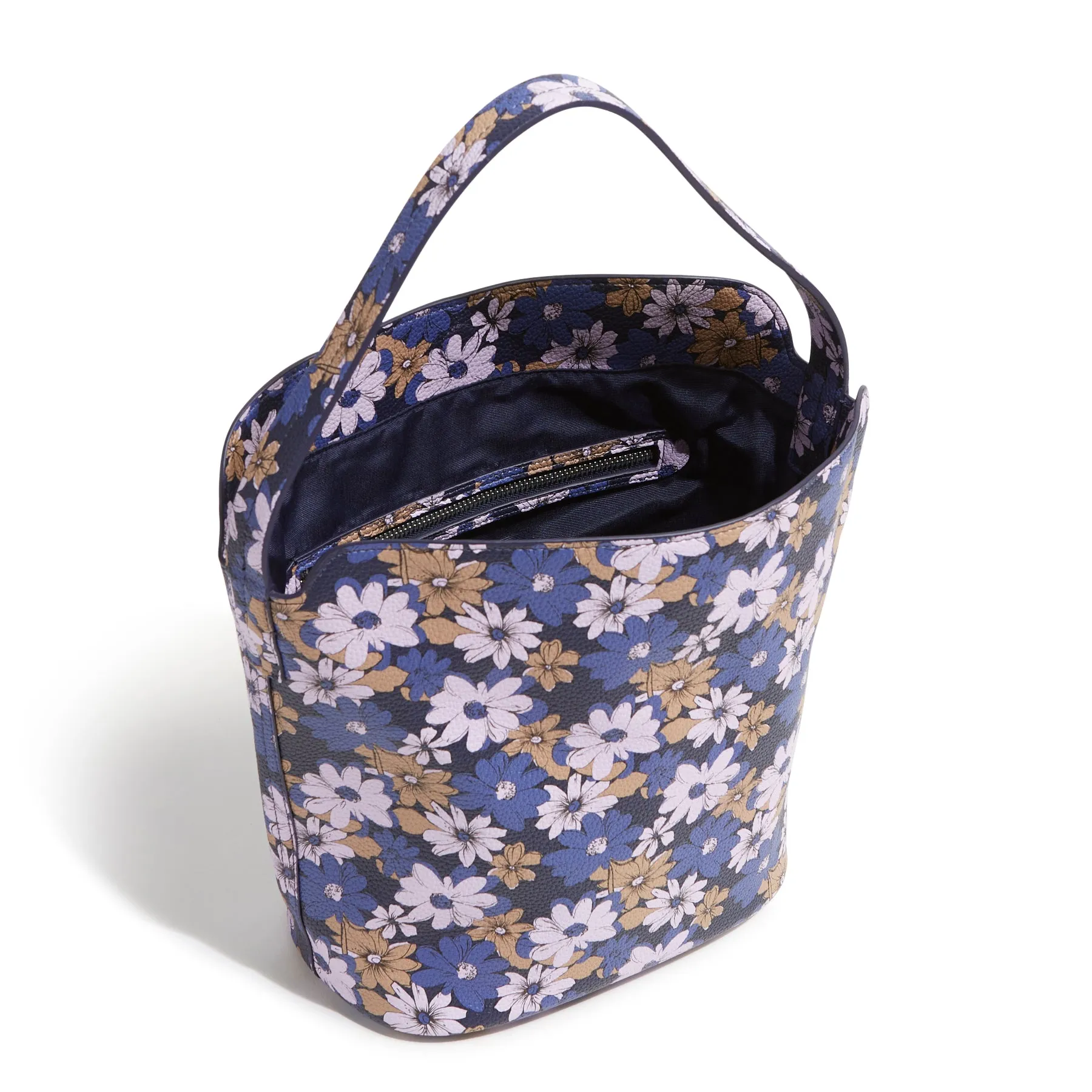 Outlet Faux Leather Slouchy Bucket Shoulder Bag