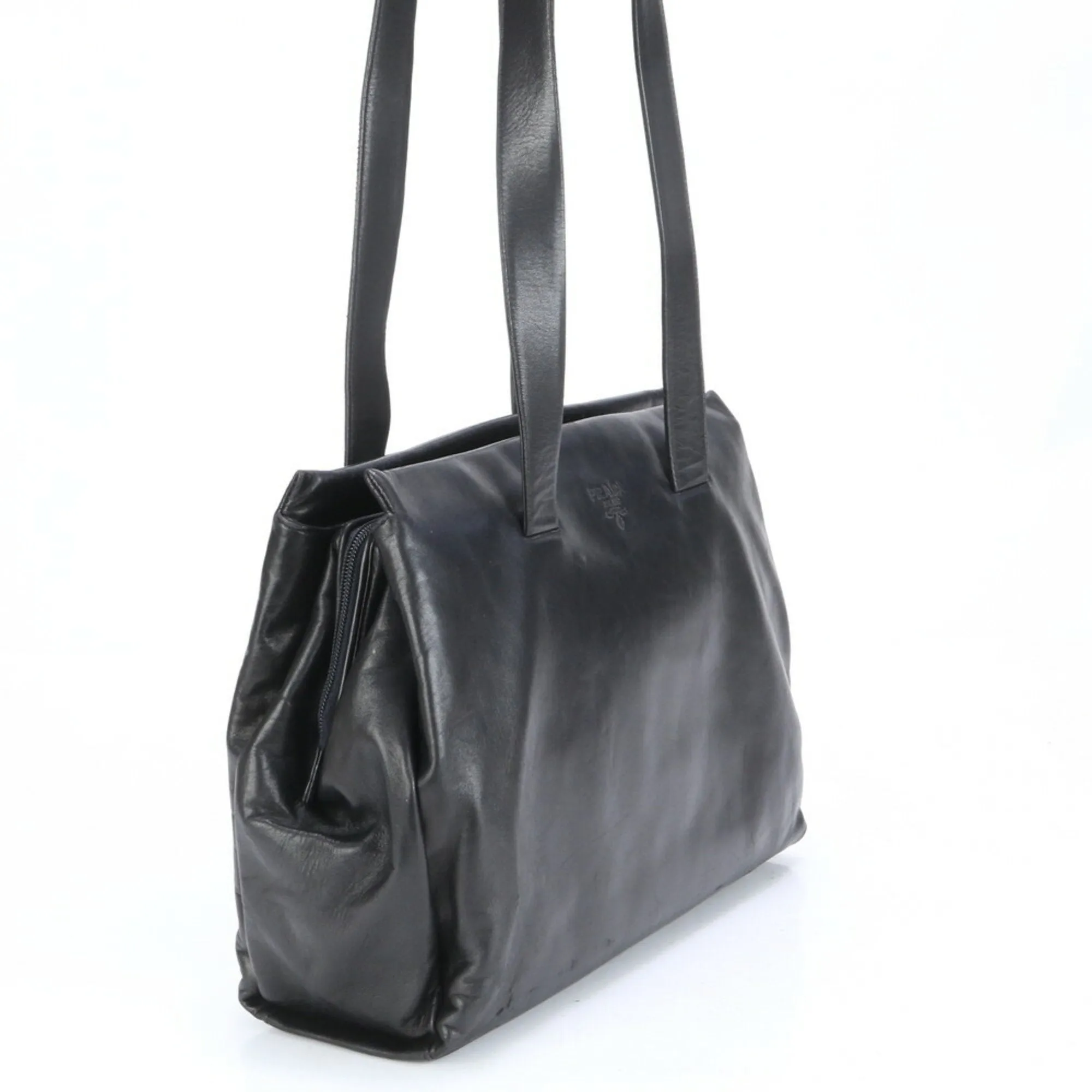 Prada Leather Shoulder Bag (Pre-Owned)