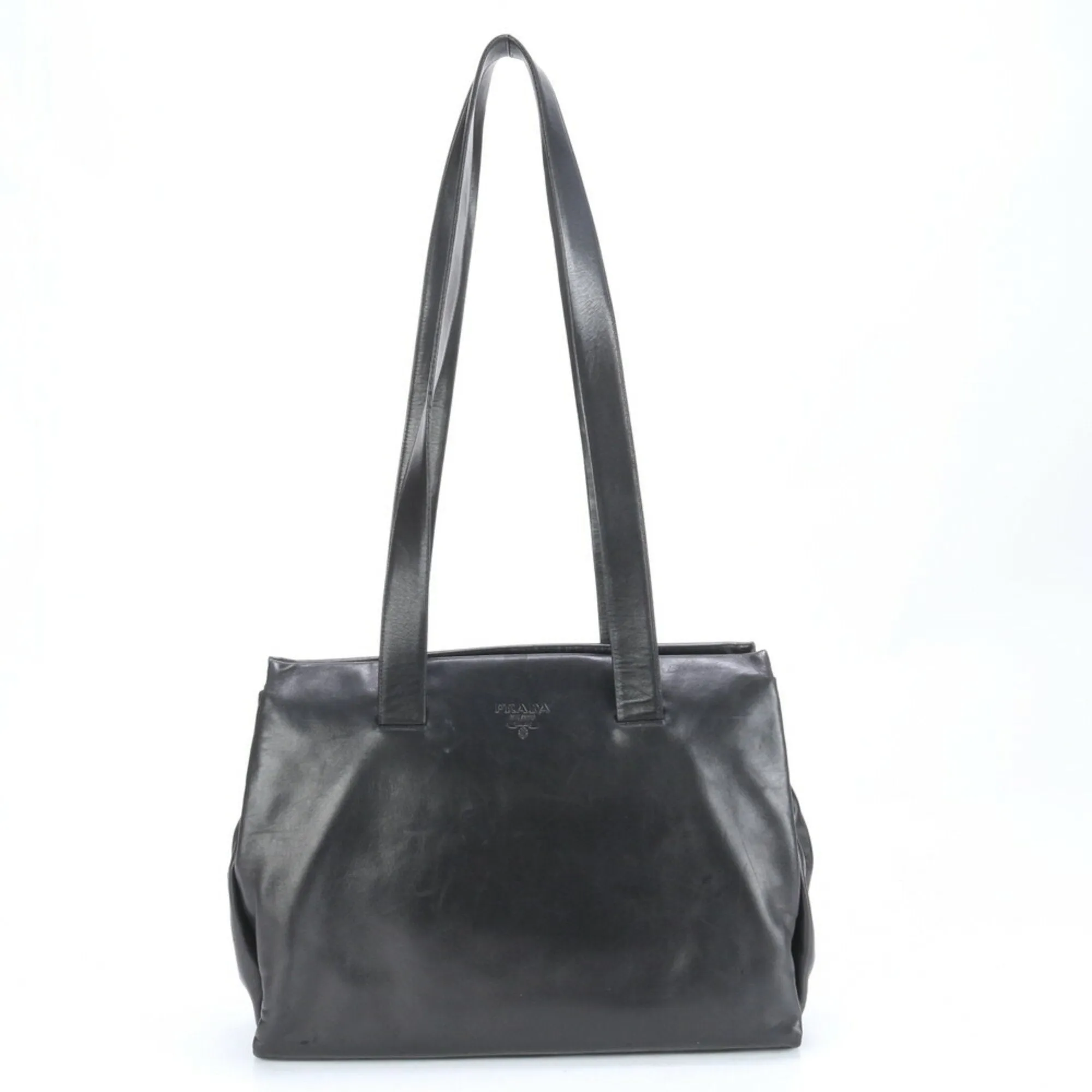 Prada Leather Shoulder Bag (Pre-Owned)
