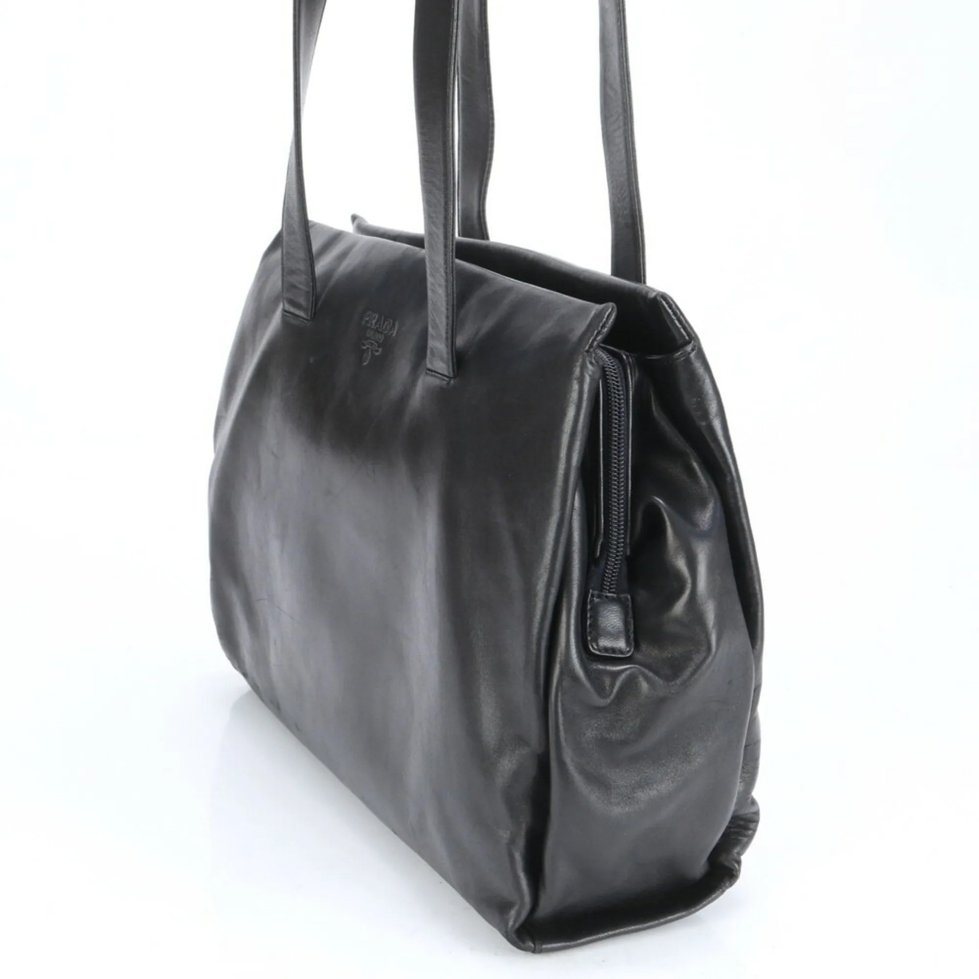 Prada Leather Shoulder Bag (Pre-Owned)