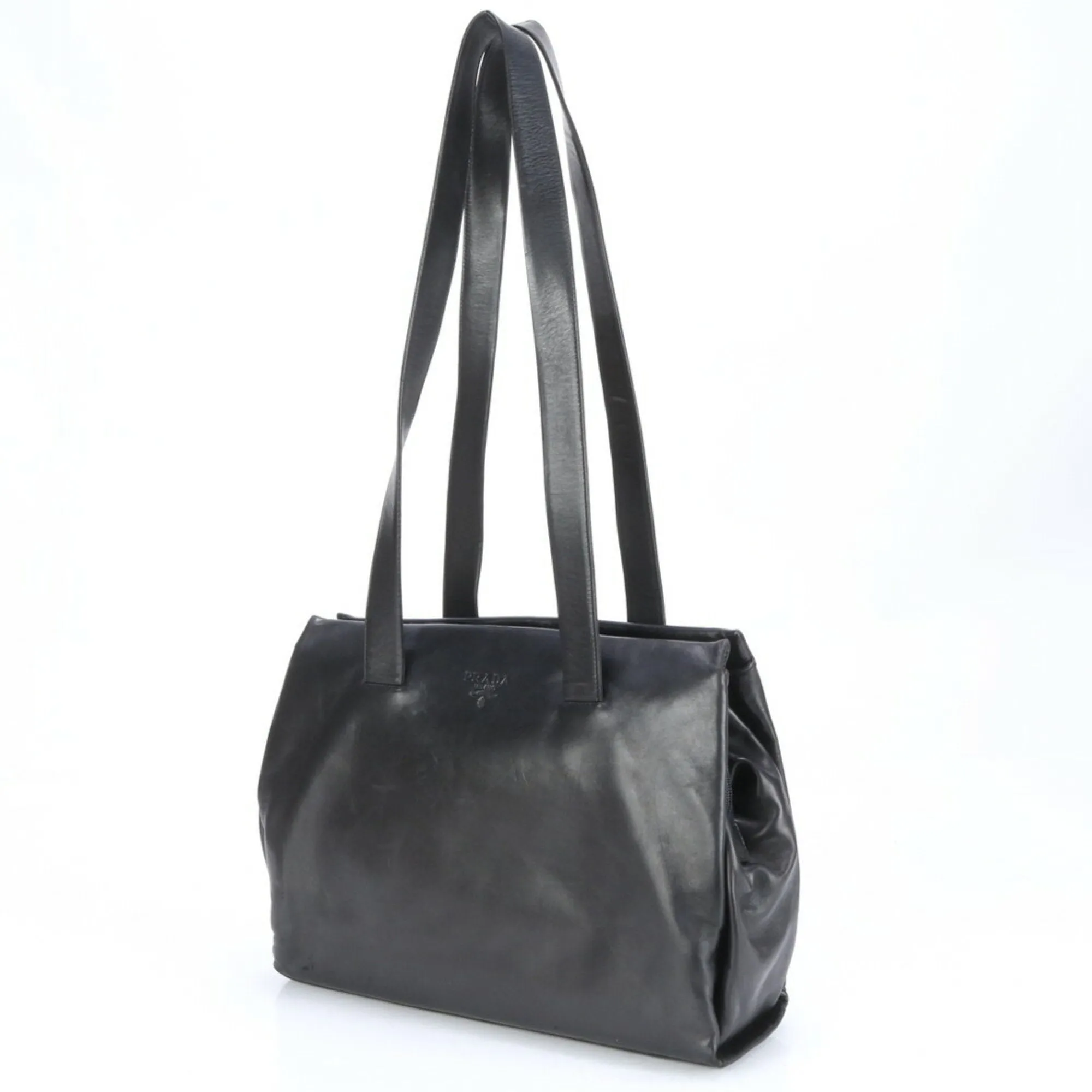 Prada Leather Shoulder Bag (Pre-Owned)