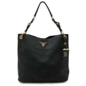 Prada  Leather Shoulder Bag (Pre-Owned)