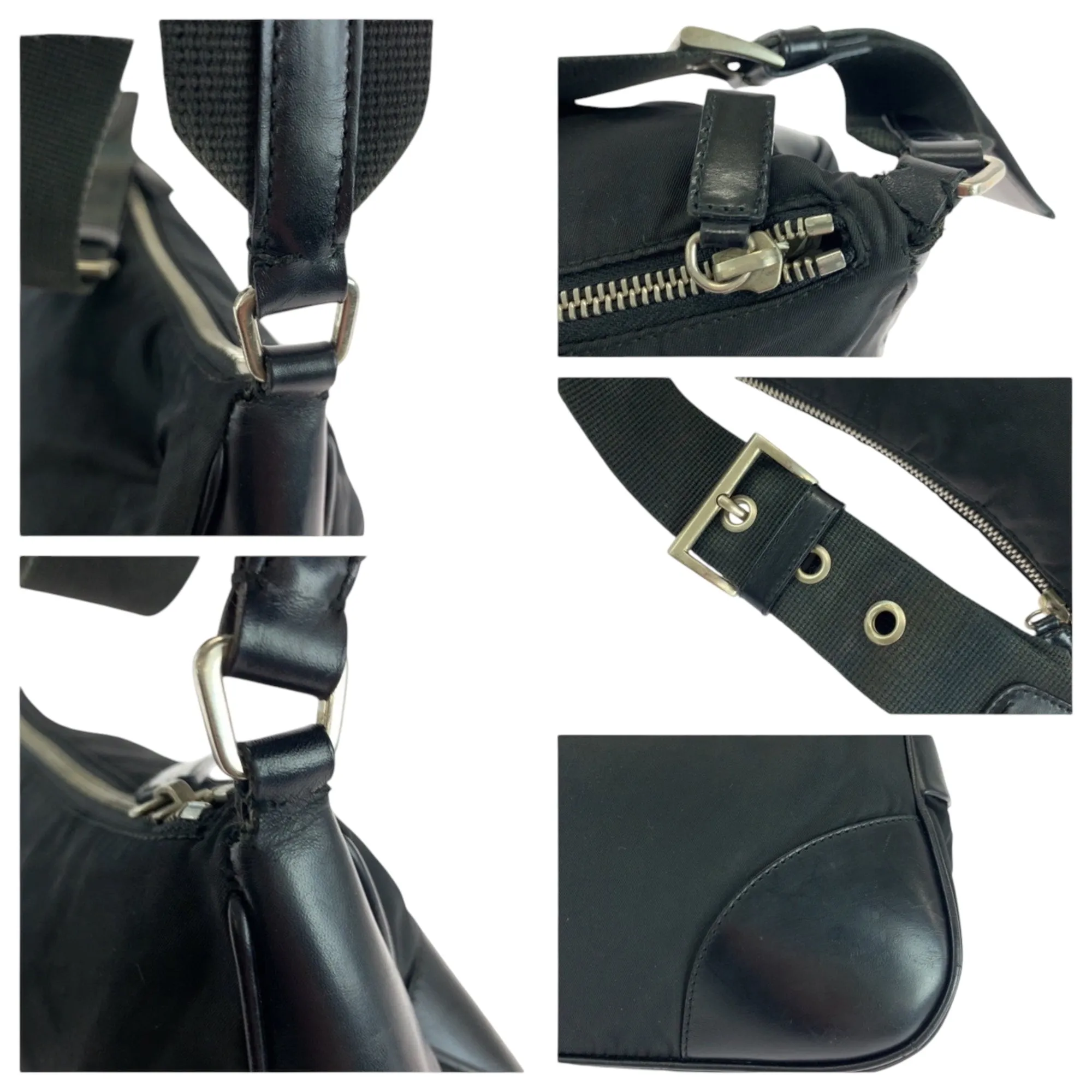 Prada Nylon Handbag Shoulder Bag (Pre-Owned)