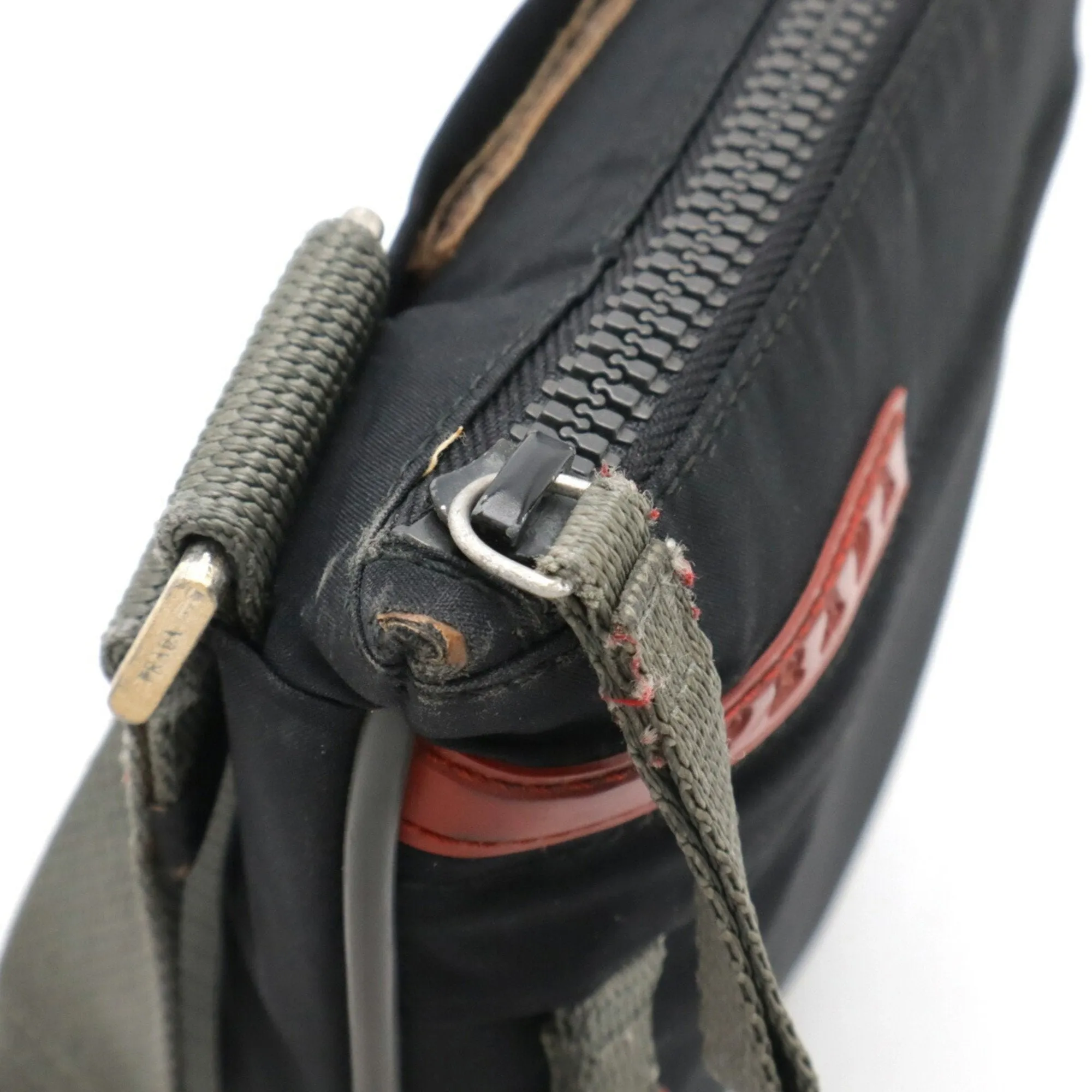Prada  Nylon Pochette Shoulder Bag (Pre-Owned)
