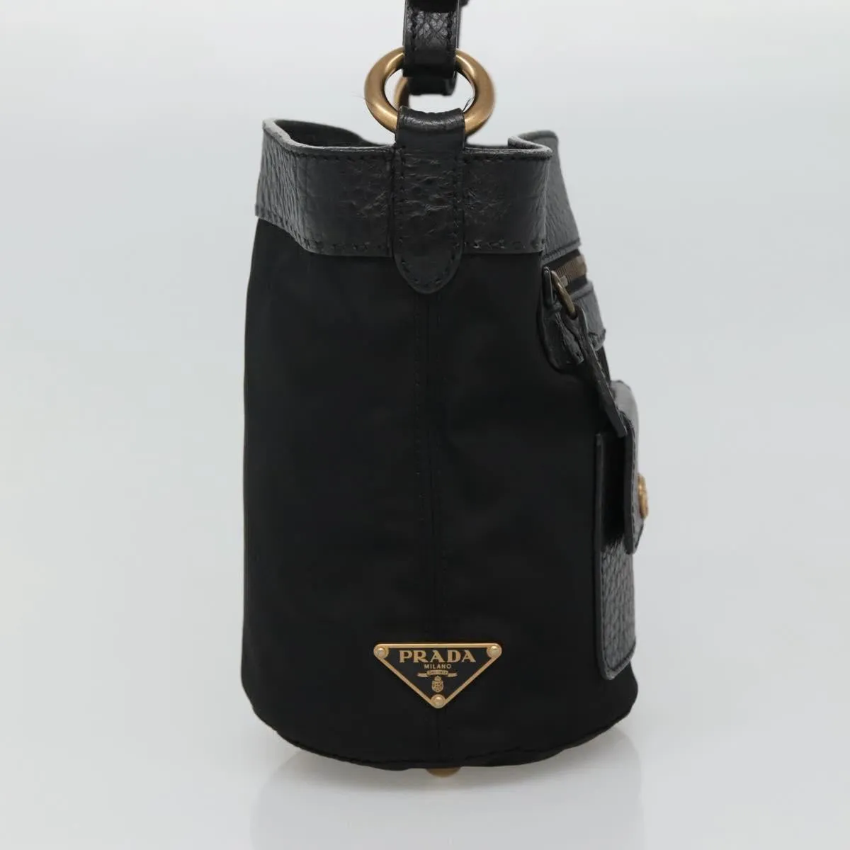 Prada Re-Nylon Synthetic Shoulder Bag (Pre-Owned)