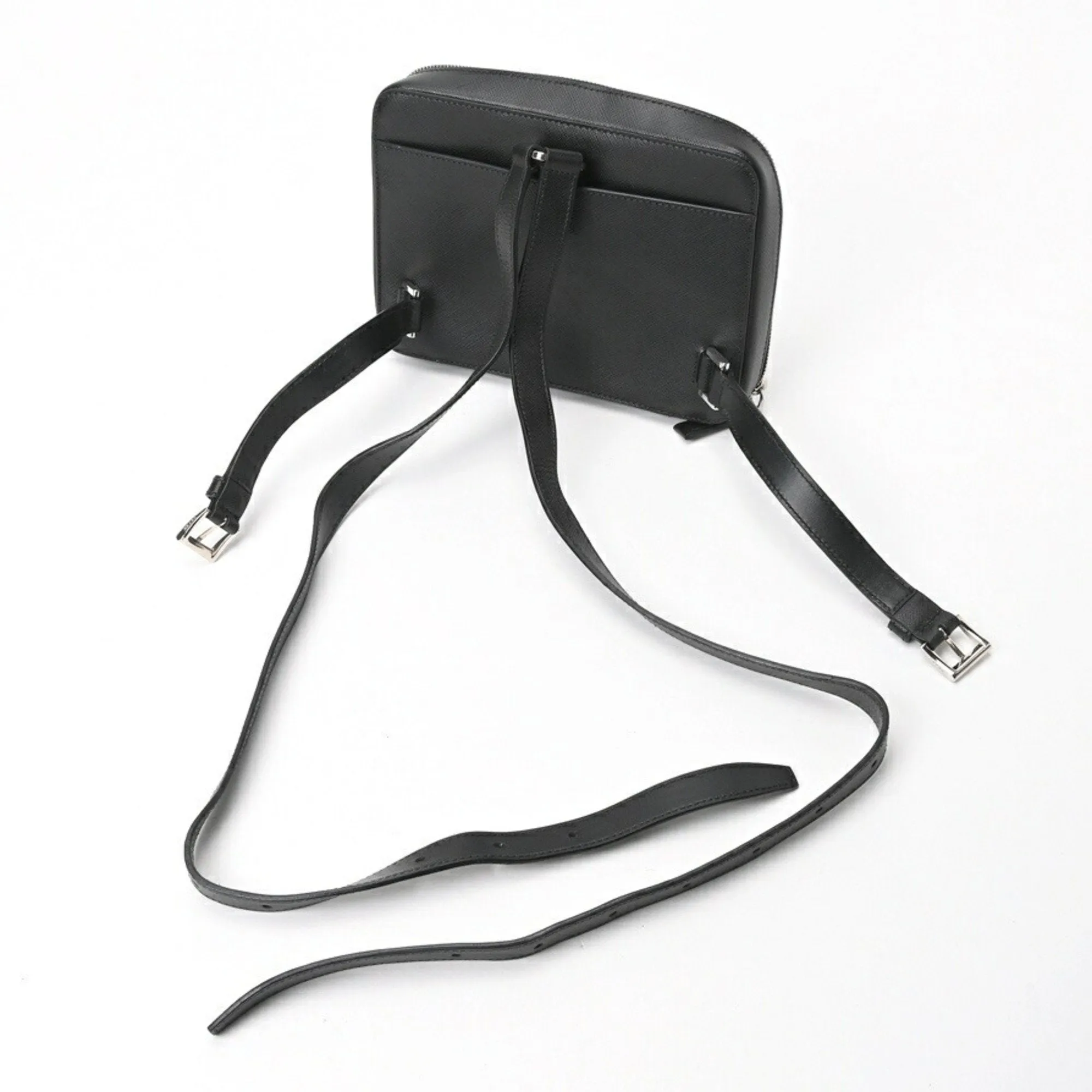 Prada Saffiano Leather Backpack Bag (Pre-Owned)