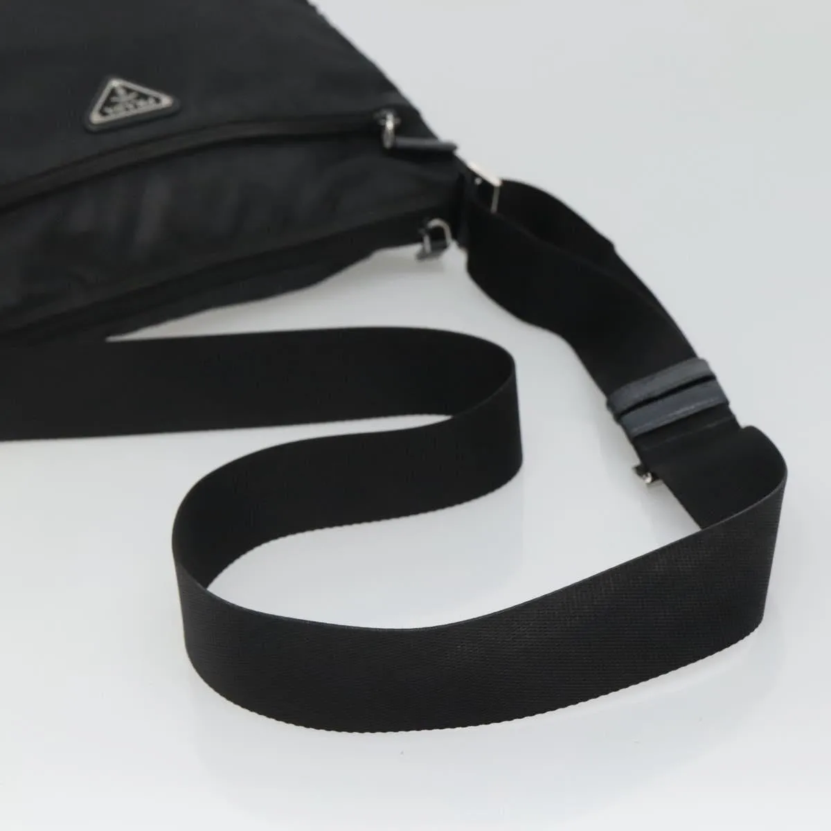 Prada Tessuto Canvas Shoulder Bag (Pre-Owned)