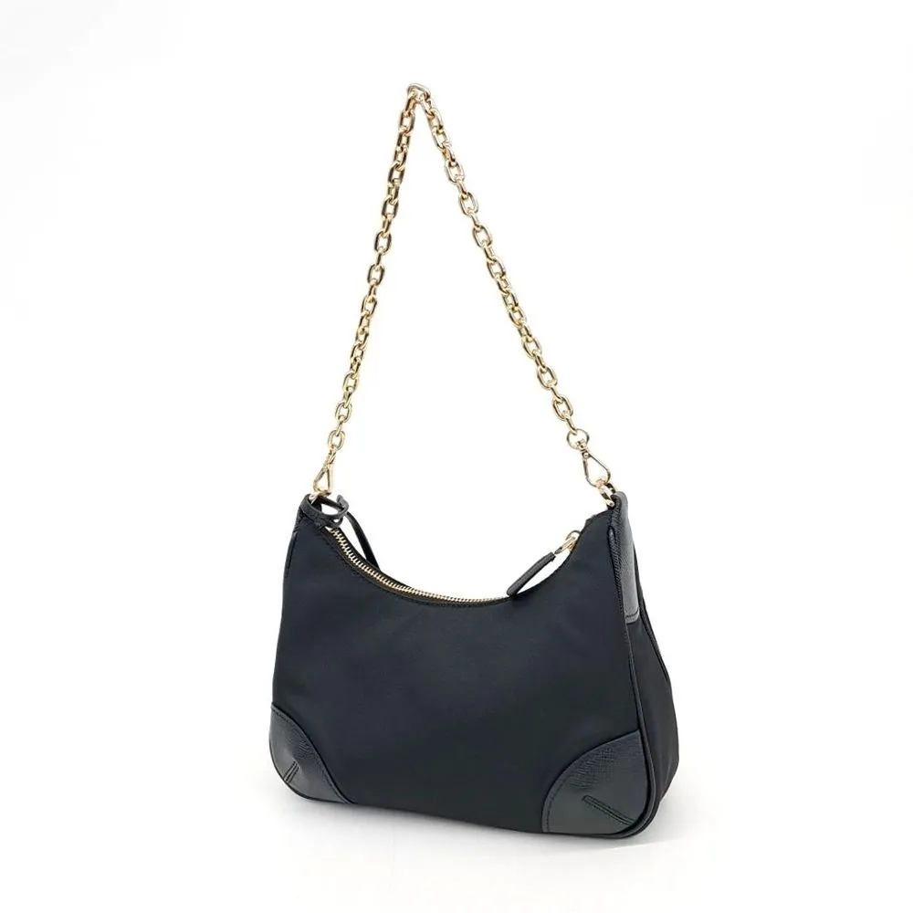 Prada Tesuto Chain Strap Hobo Bag