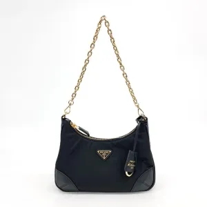 Prada Tesuto Chain Strap Hobo Bag